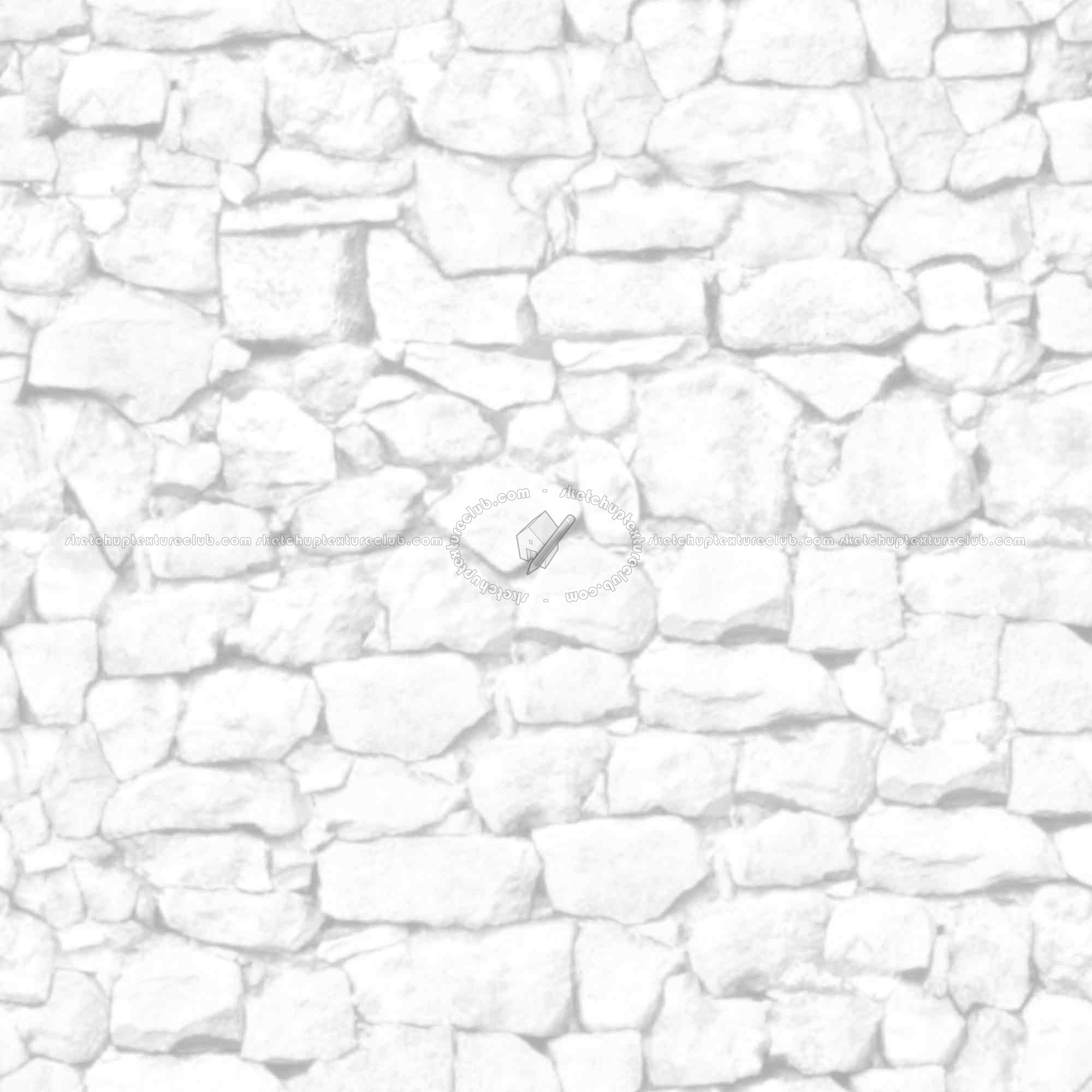 Textures   -   ARCHITECTURE   -   STONES WALLS   -   Stone walls  - Old wall stone texture seamless 08533 - Ambient occlusion