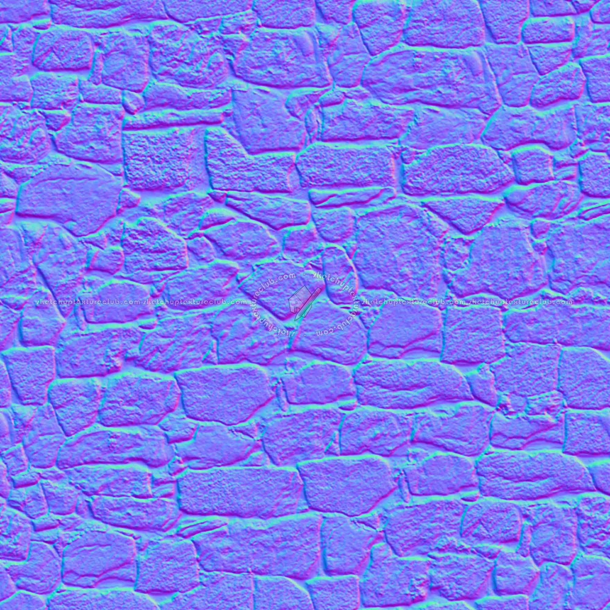 Textures   -   ARCHITECTURE   -   STONES WALLS   -   Stone walls  - Old wall stone texture seamless 08533 - Normal