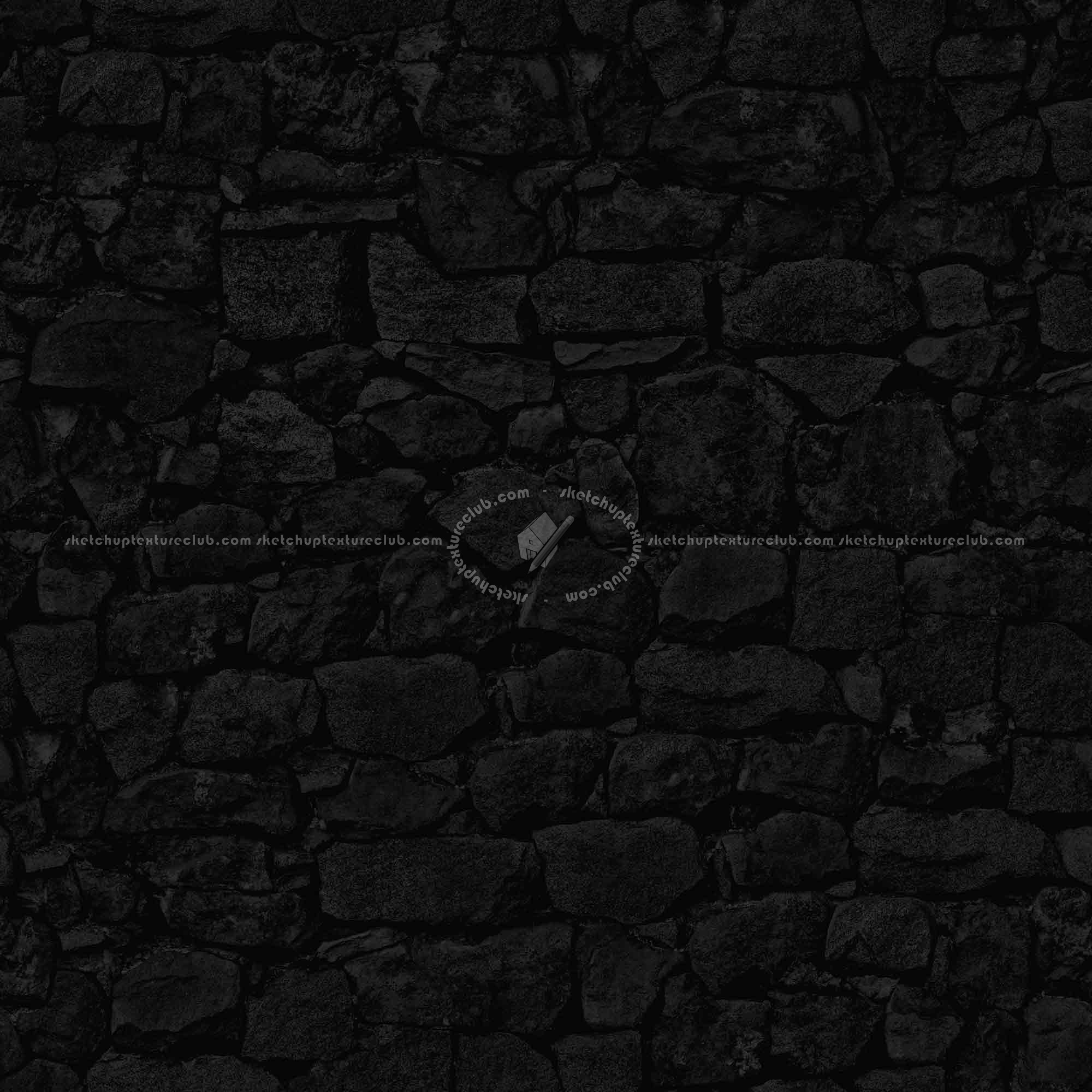 Textures   -   ARCHITECTURE   -   STONES WALLS   -   Stone walls  - Old wall stone texture seamless 08533 - Specular