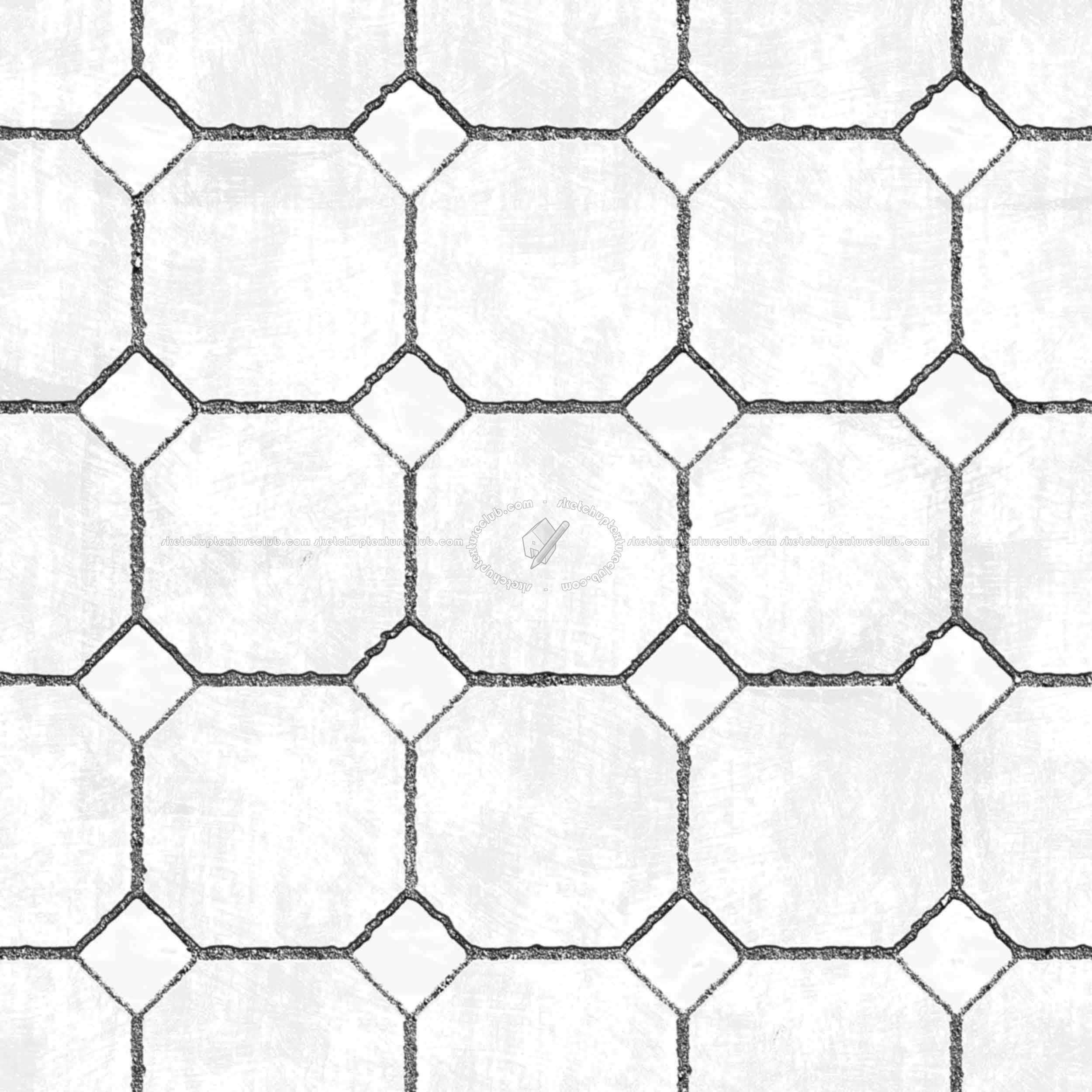 Textures   -   ARCHITECTURE   -   PAVING OUTDOOR   -   Concrete   -   Blocks regular  - Paving outdoor concrete regular block texture seamless 05770 - Bump