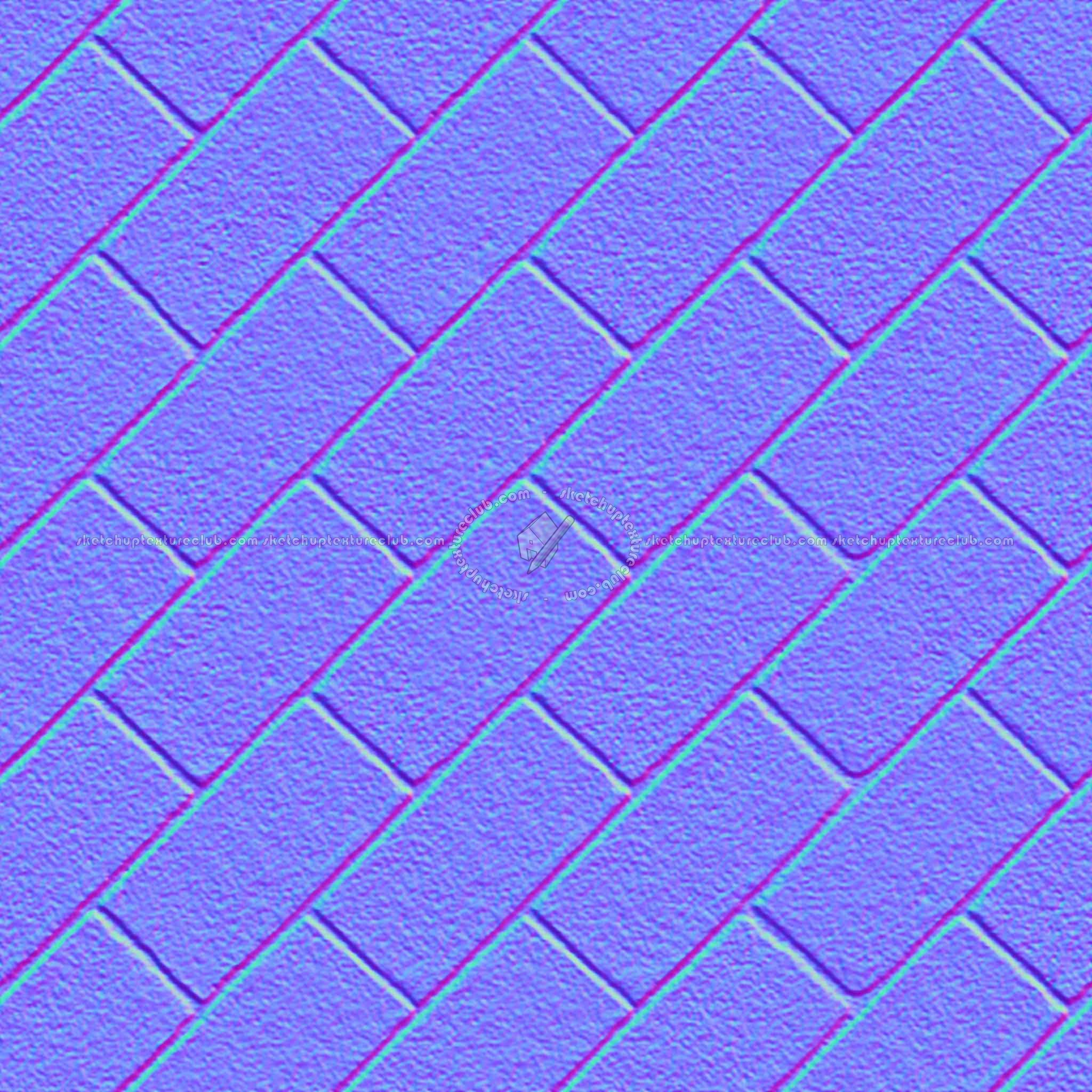 Textures   -   ARCHITECTURE   -   PAVING OUTDOOR   -   Concrete   -   Blocks regular  - Paving outdoor concrete regular block texture seamless 05771 - Normal