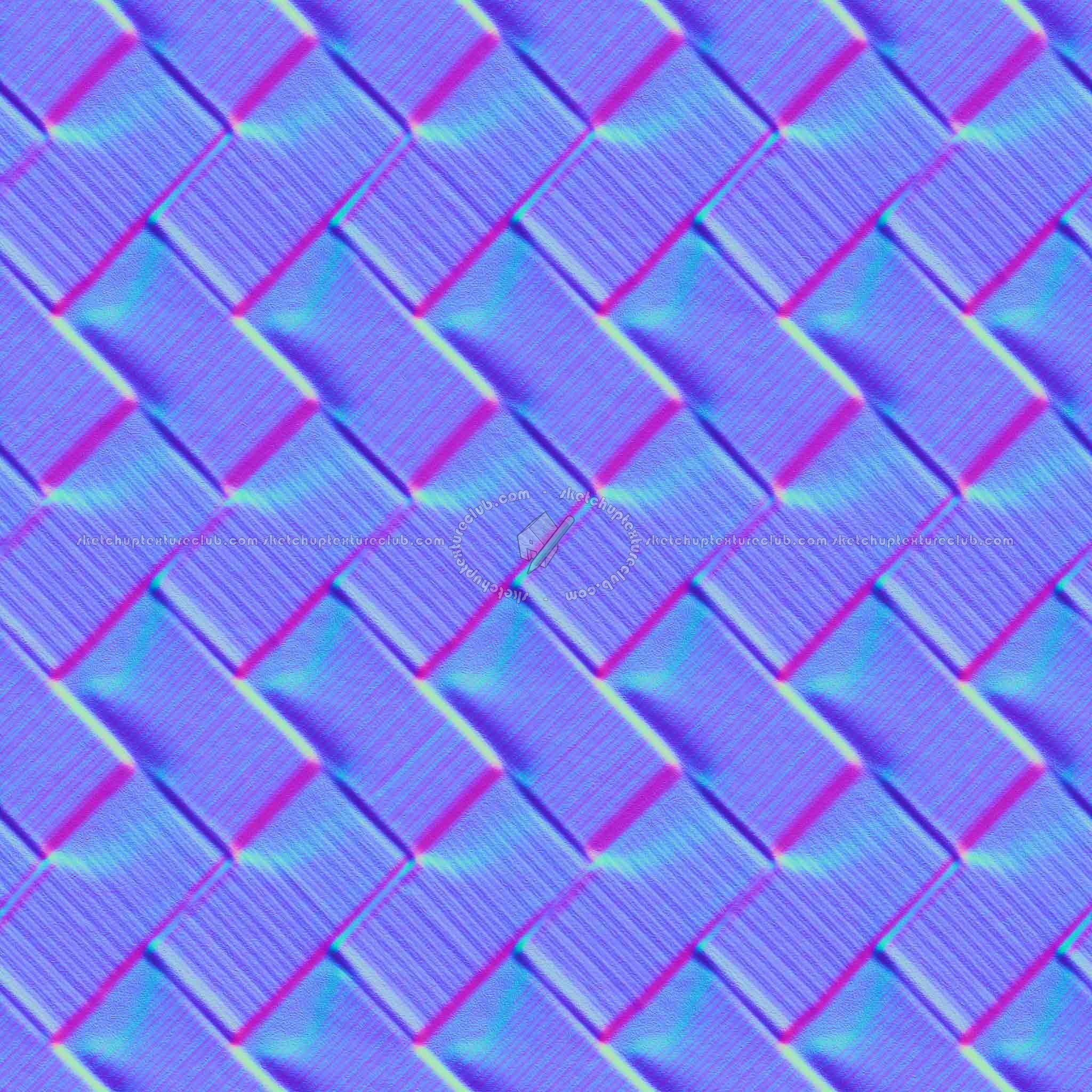 Textures   -   ARCHITECTURE   -   TILES INTERIOR   -   Mosaico   -   Mixed format  - Mosaic 3d wall tiles texture seamless 20984 - Normal