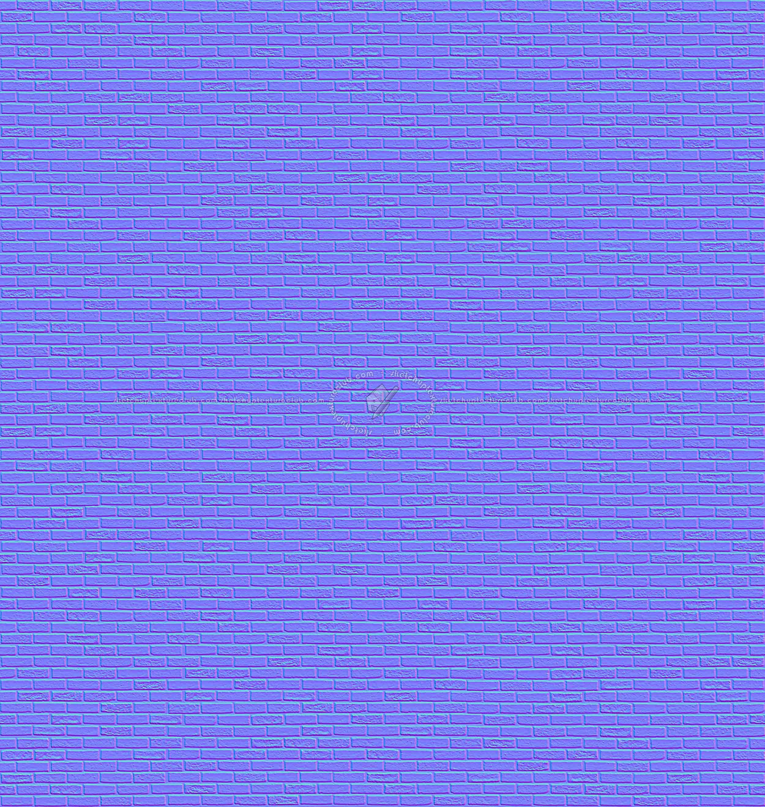 Textures   -   ARCHITECTURE   -   BRICKS   -   Facing Bricks   -   Rustic  - Rustic bricks texture seamless 17233 - Normal