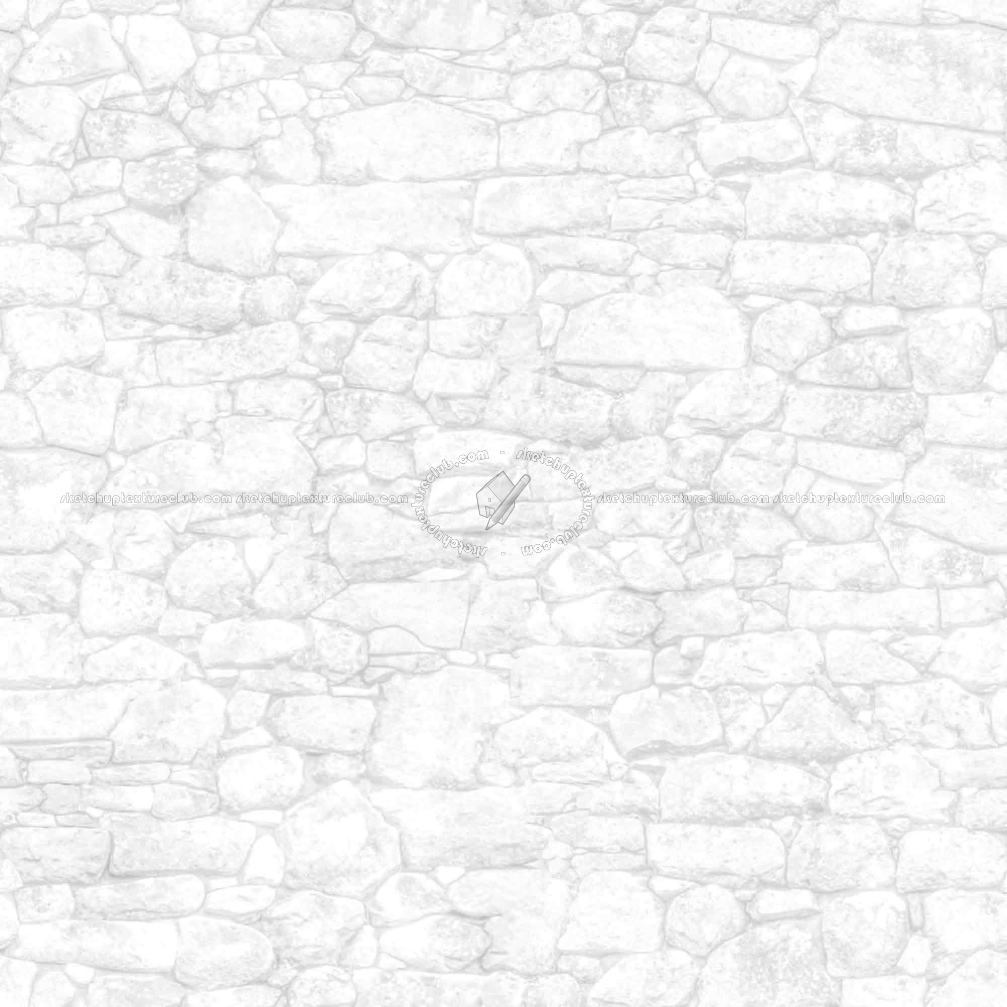 Textures   -   ARCHITECTURE   -   STONES WALLS   -   Stone walls  - Old wall stone texture seamless 08537 - Ambient occlusion