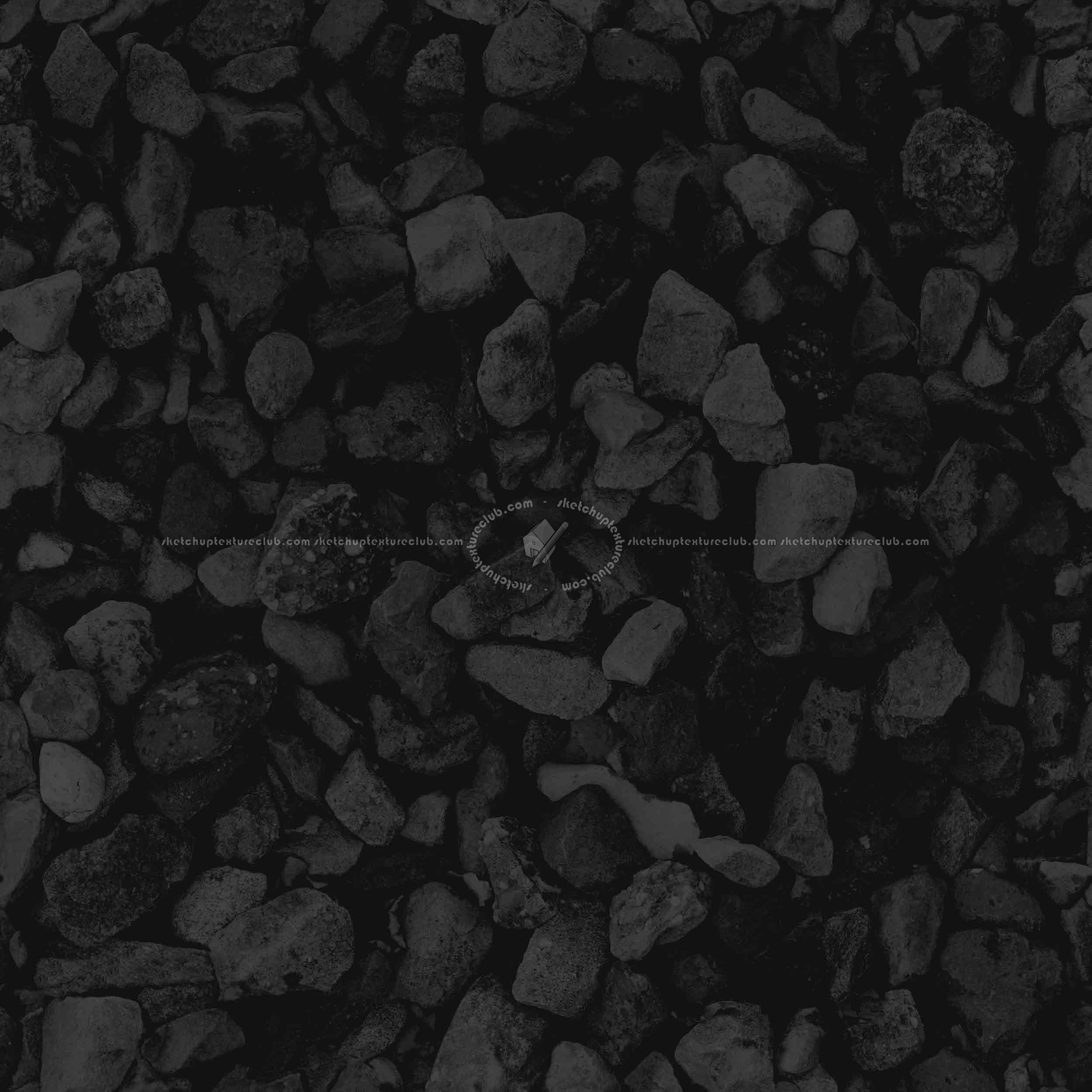 Textures   -   NATURE ELEMENTS   -   GRAVEL &amp; PEBBLES  - Pebbles PBR texture texture seamless 21509 - Specular
