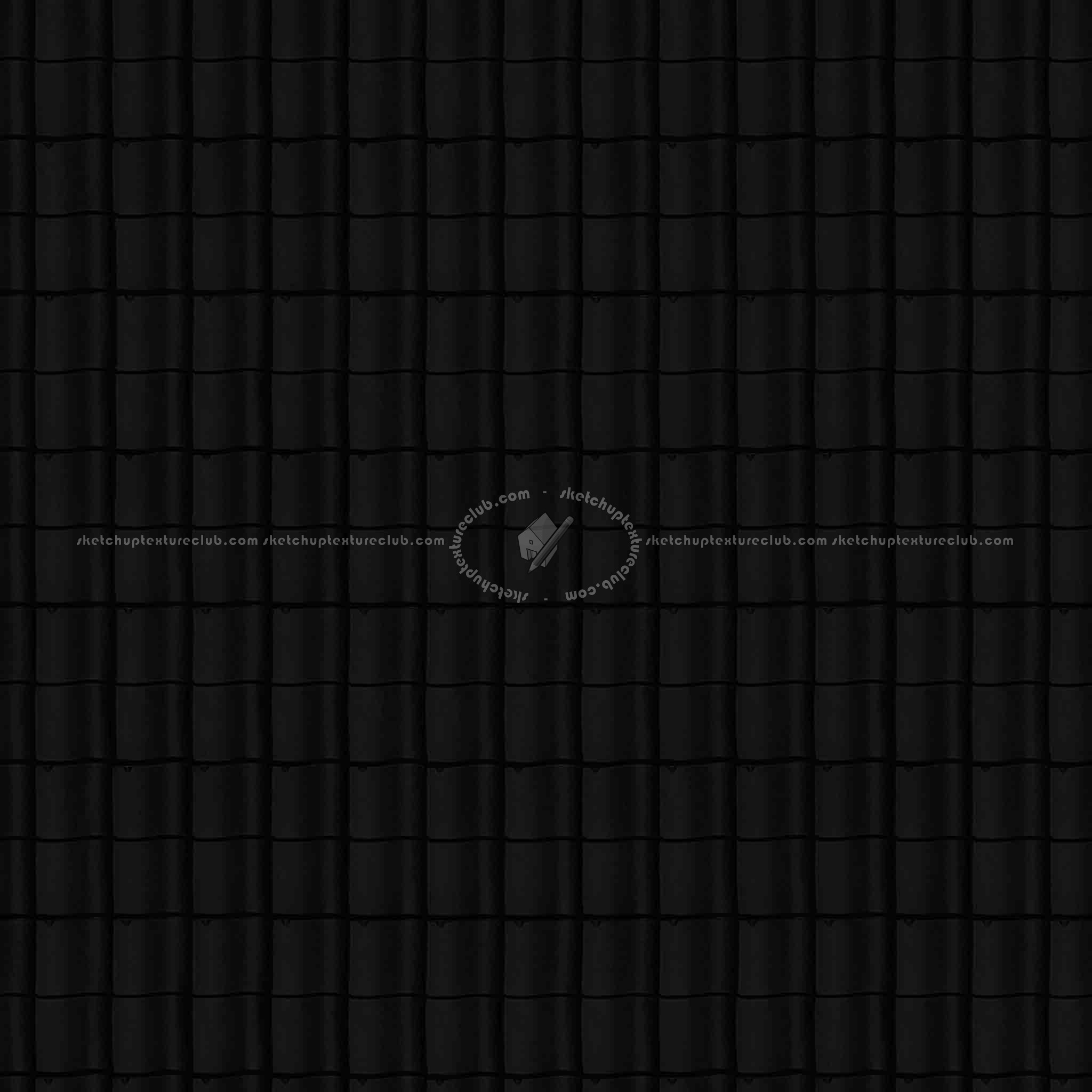 Textures   -   ARCHITECTURE   -   ROOFINGS   -   Clay roofs  - Clay roofing Flamande texture seamless 03354 - Specular