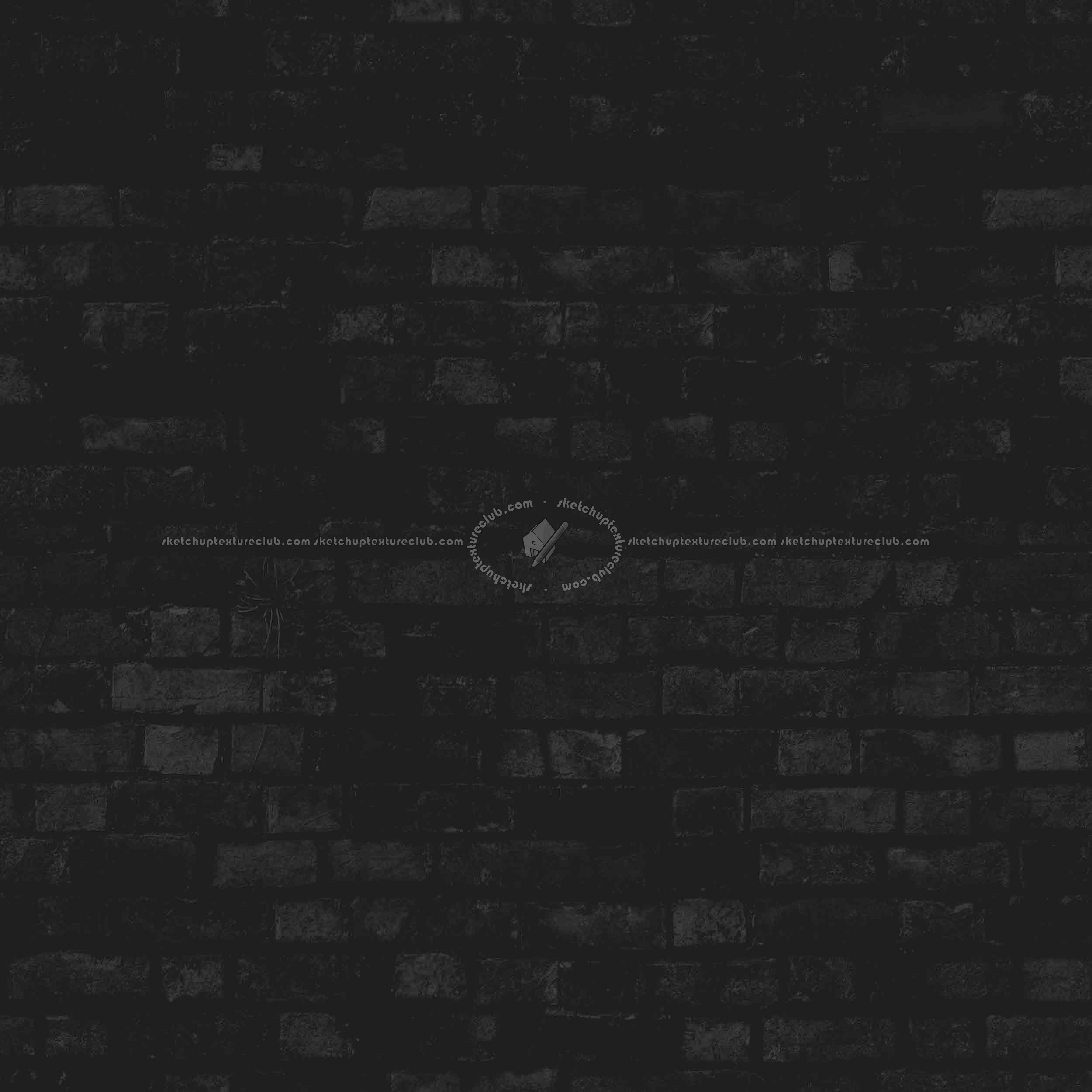 Textures   -   ARCHITECTURE   -   BRICKS   -   Damaged bricks  - Damaged bricks texture seamless 00116 - Specular