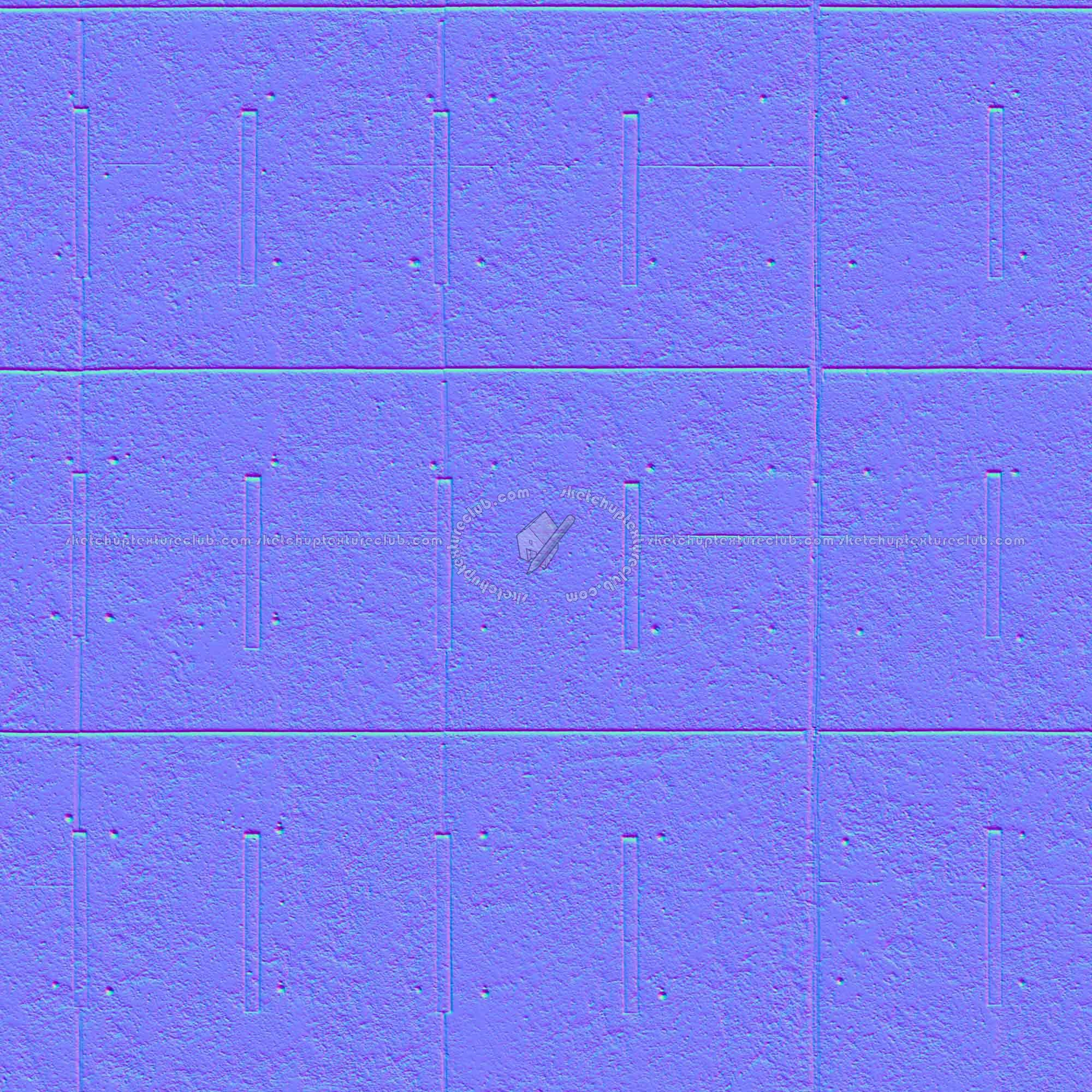 Textures   -   ARCHITECTURE   -   CONCRETE   -   Plates   -   Dirty  - Dirt cinder block texture seamless 01726 - Normal