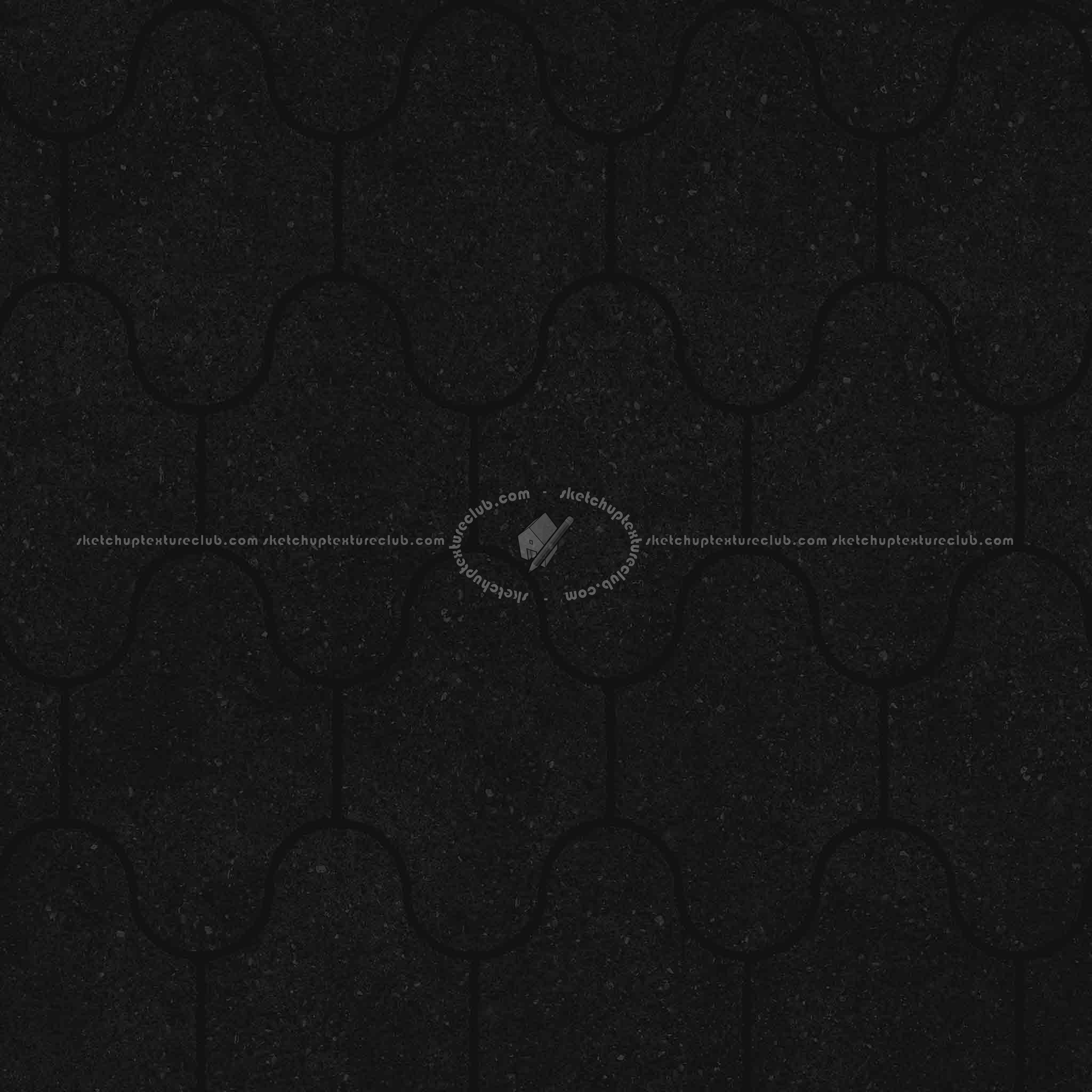 Textures   -   ARCHITECTURE   -   PAVING OUTDOOR   -   Concrete   -   Blocks mixed  - Paving concrete mixed size texture seamless 05576 - Specular