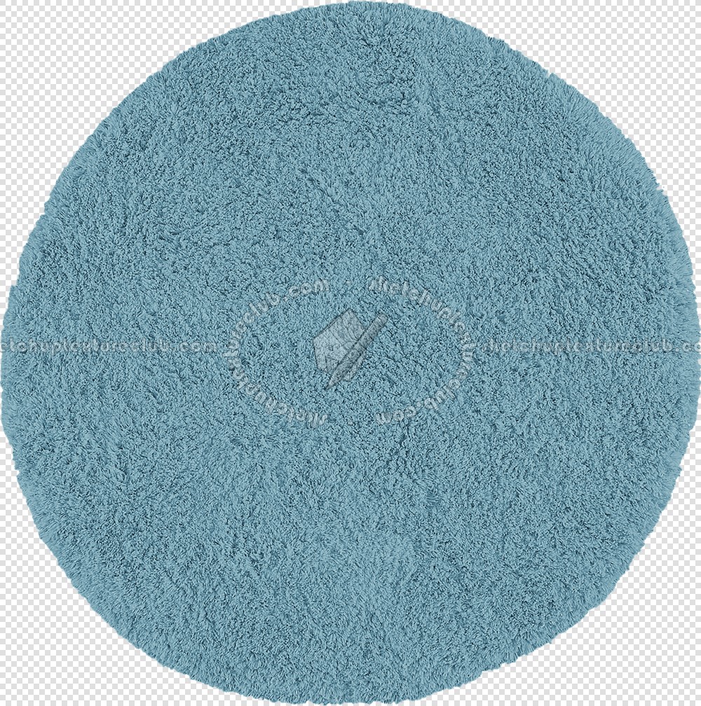 Textures   -   MATERIALS   -   RUGS   -   Round rugs  - Round long pile rug texture 19966