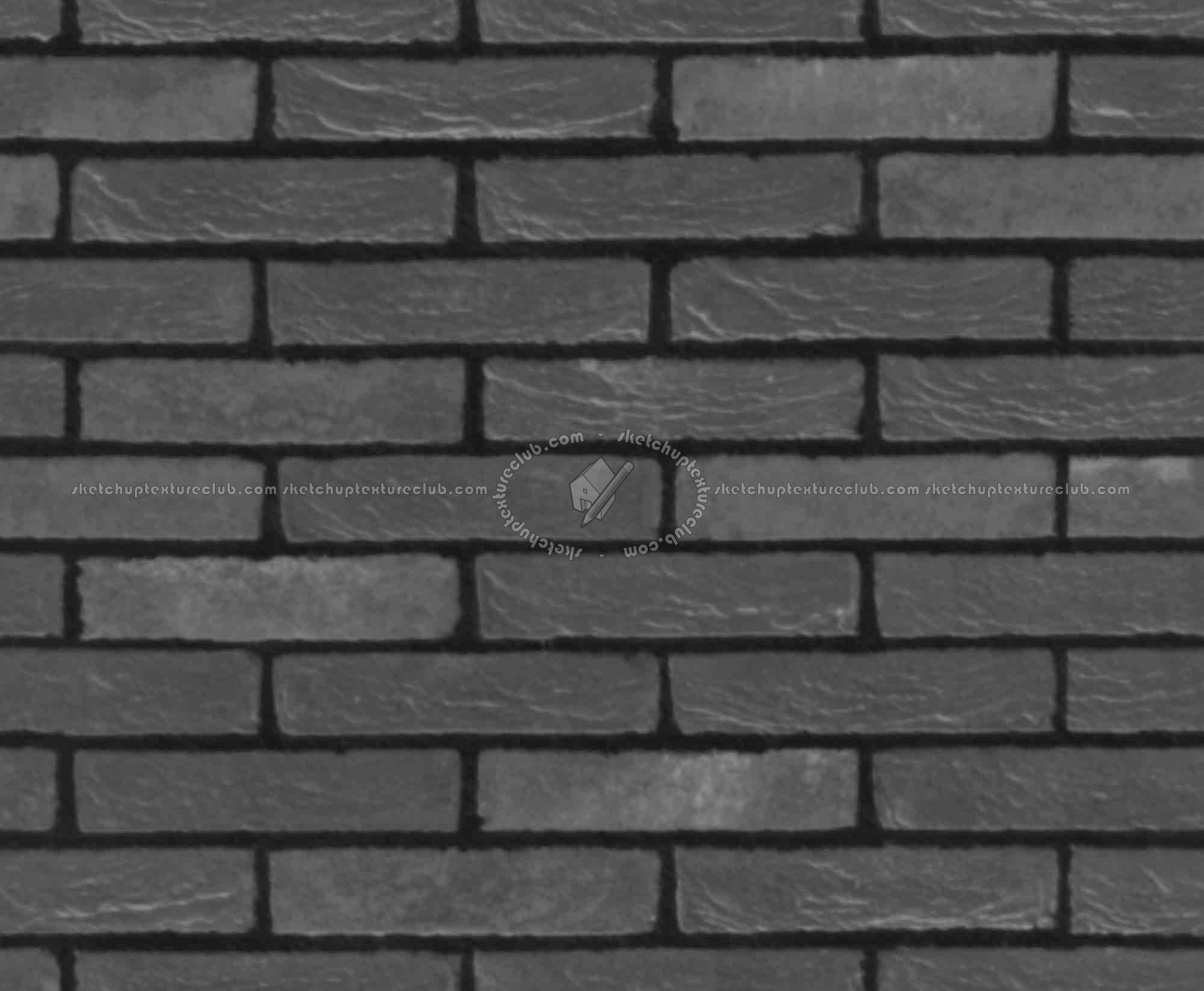 Textures   -   ARCHITECTURE   -   BRICKS   -   Facing Bricks   -   Rustic  - Rustic bricks texture seamless 00188 - Displacement