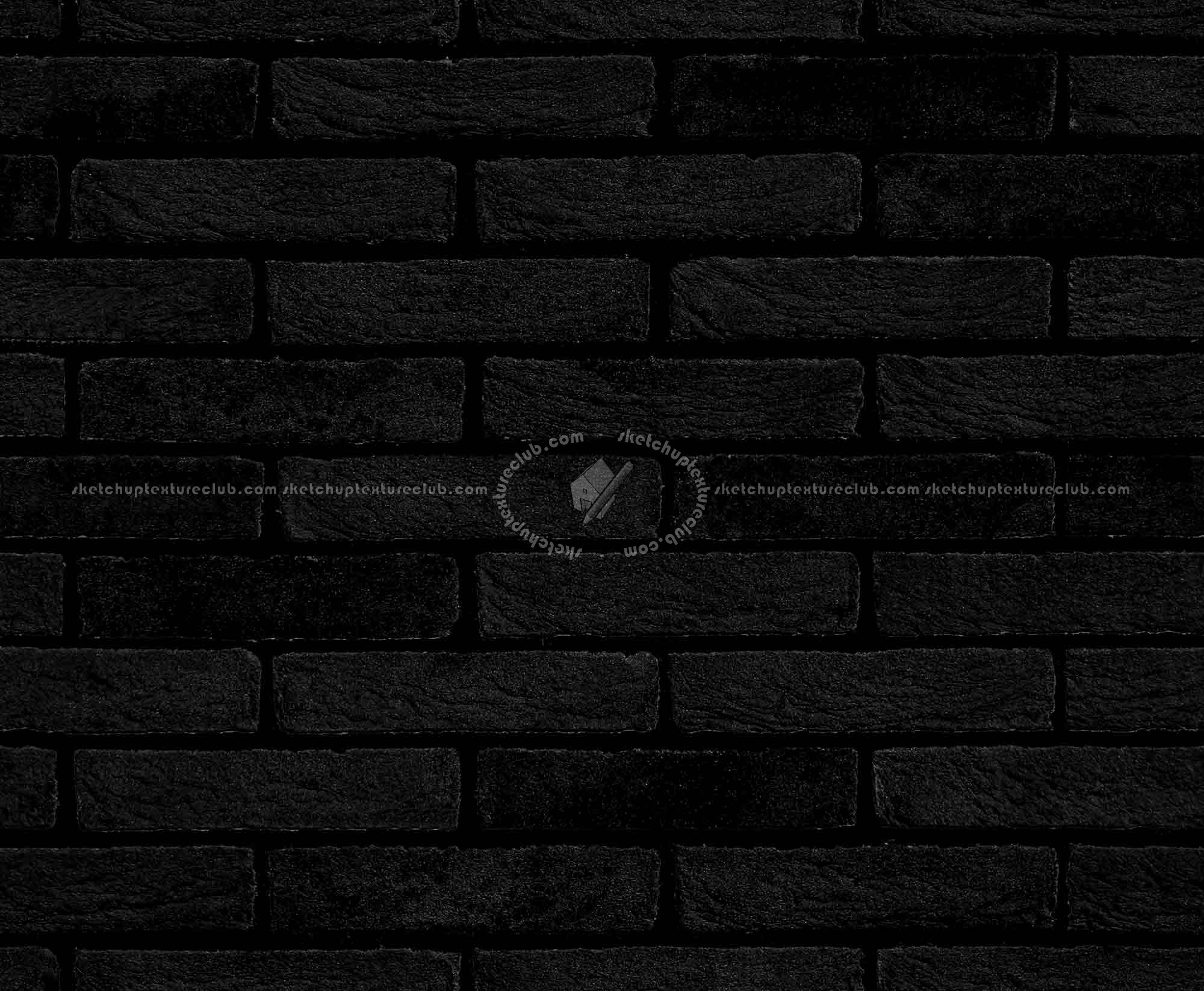 Textures   -   ARCHITECTURE   -   BRICKS   -   Facing Bricks   -   Rustic  - Rustic bricks texture seamless 00188 - Specular