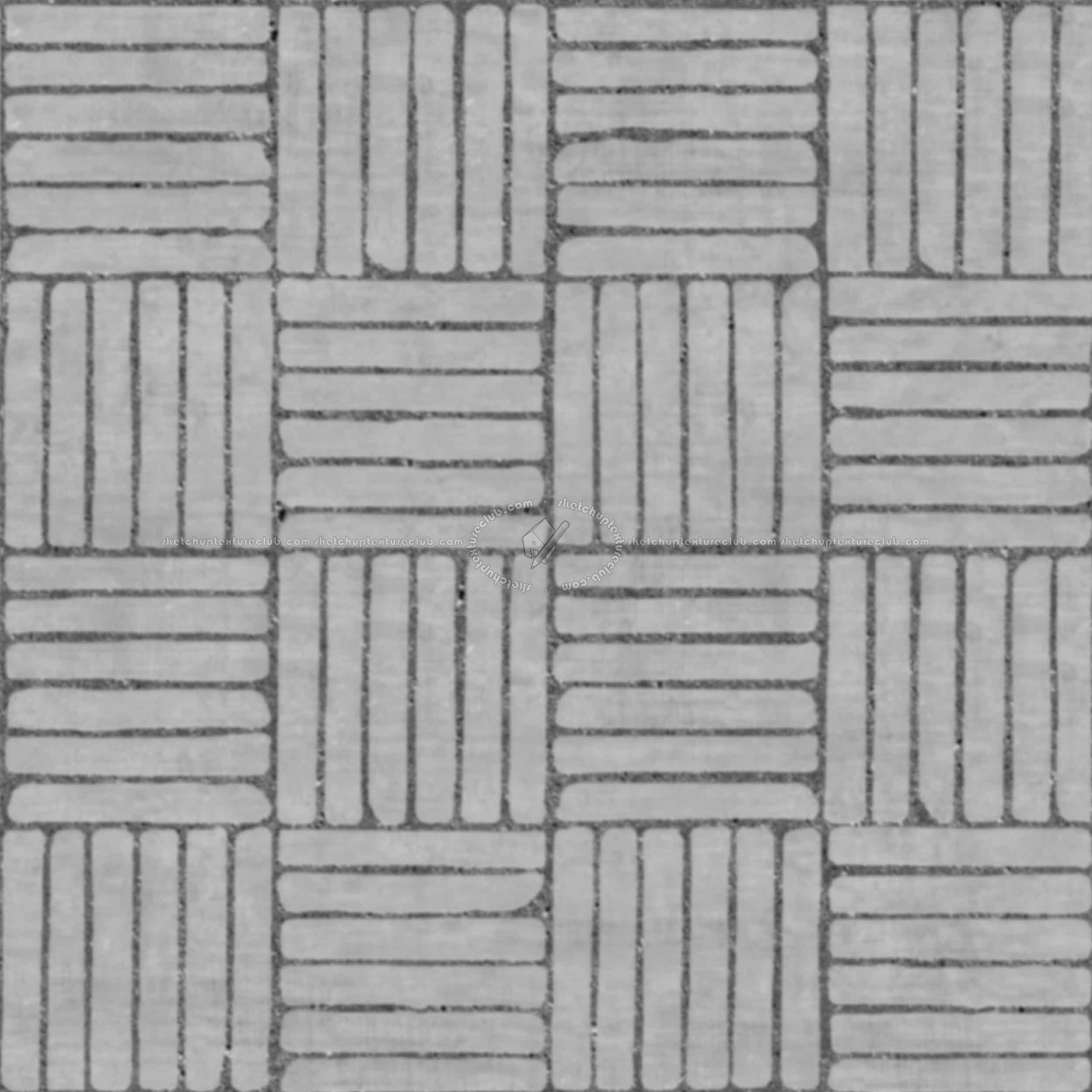 Textures   -   ARCHITECTURE   -   PAVING OUTDOOR   -   Concrete   -   Blocks regular  - Paving outdoor concrete regular block texture seamless 05775 - Displacement
