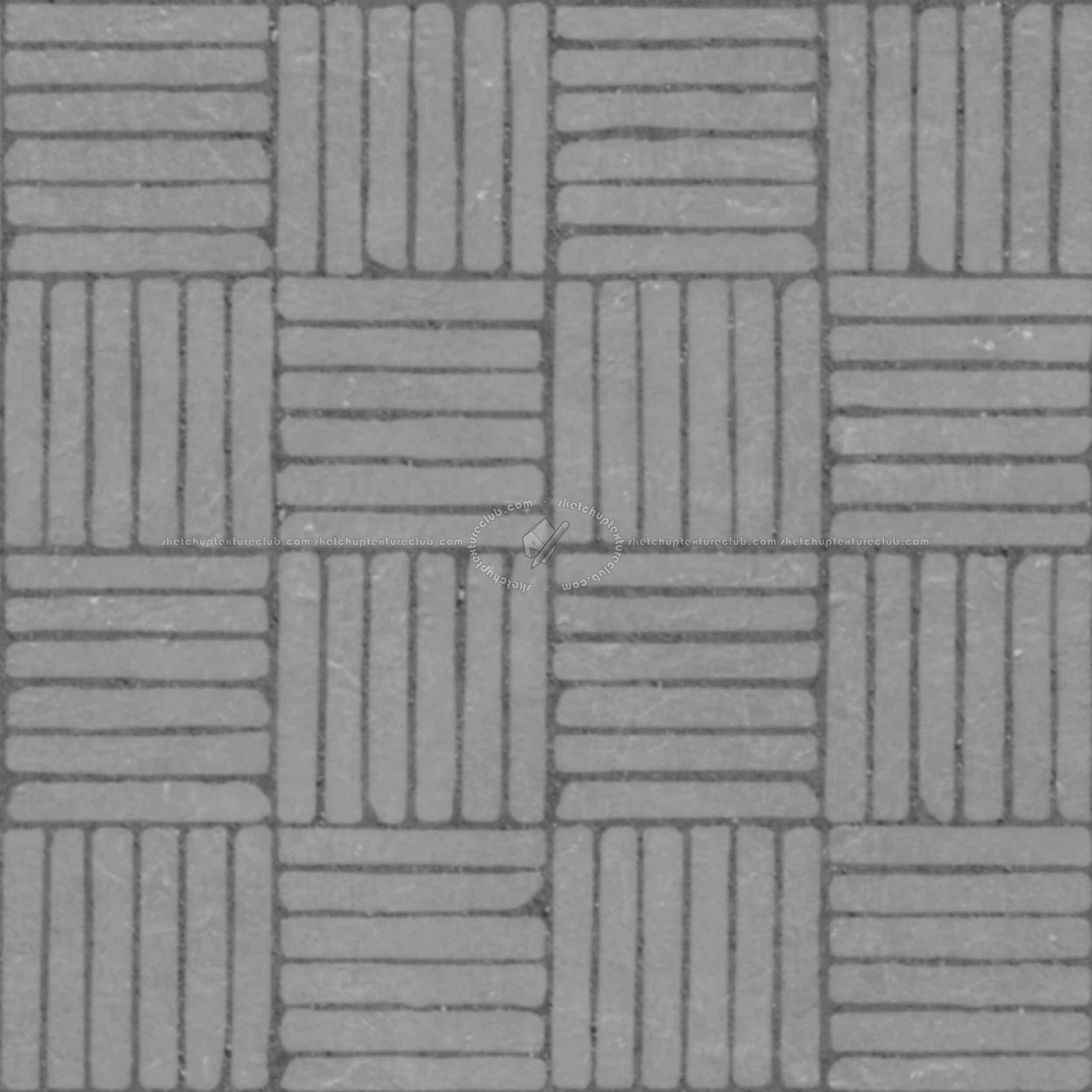 Textures   -   ARCHITECTURE   -   PAVING OUTDOOR   -   Concrete   -   Blocks regular  - Paving outdoor concrete regular block texture seamless 05776 - Displacement