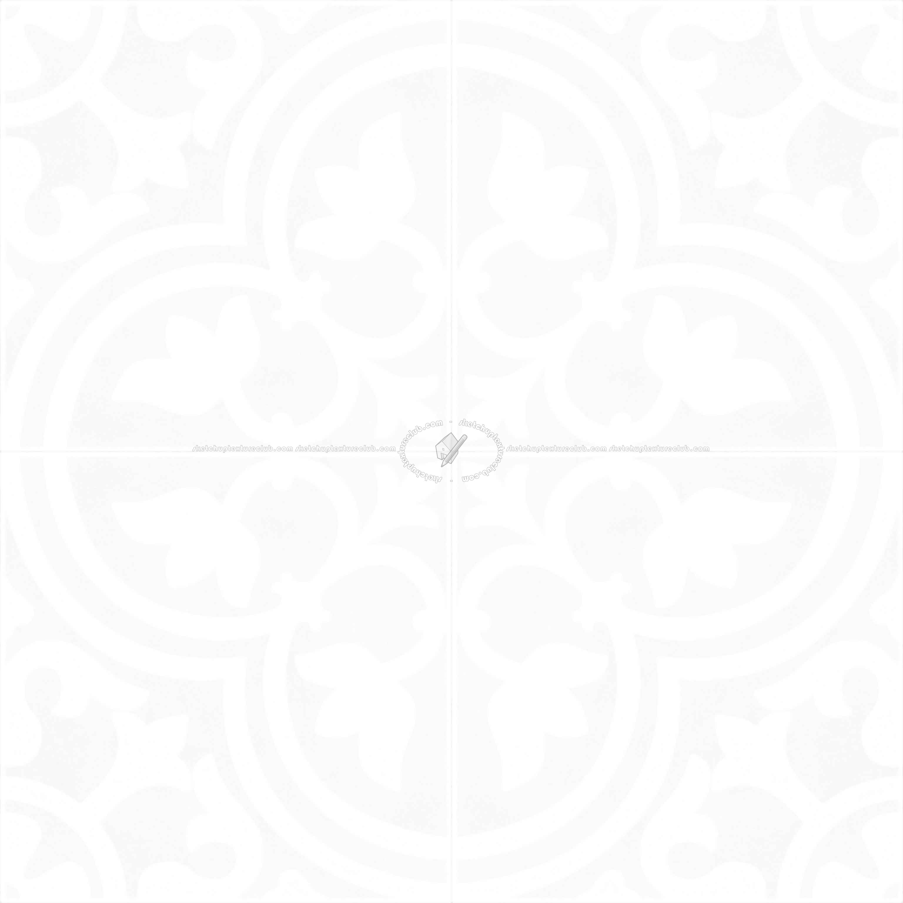 Textures   -   ARCHITECTURE   -   TILES INTERIOR   -   Cement - Encaustic   -   Cement  - cementine tiles Pbr texture seamless 22148 - Ambient occlusion