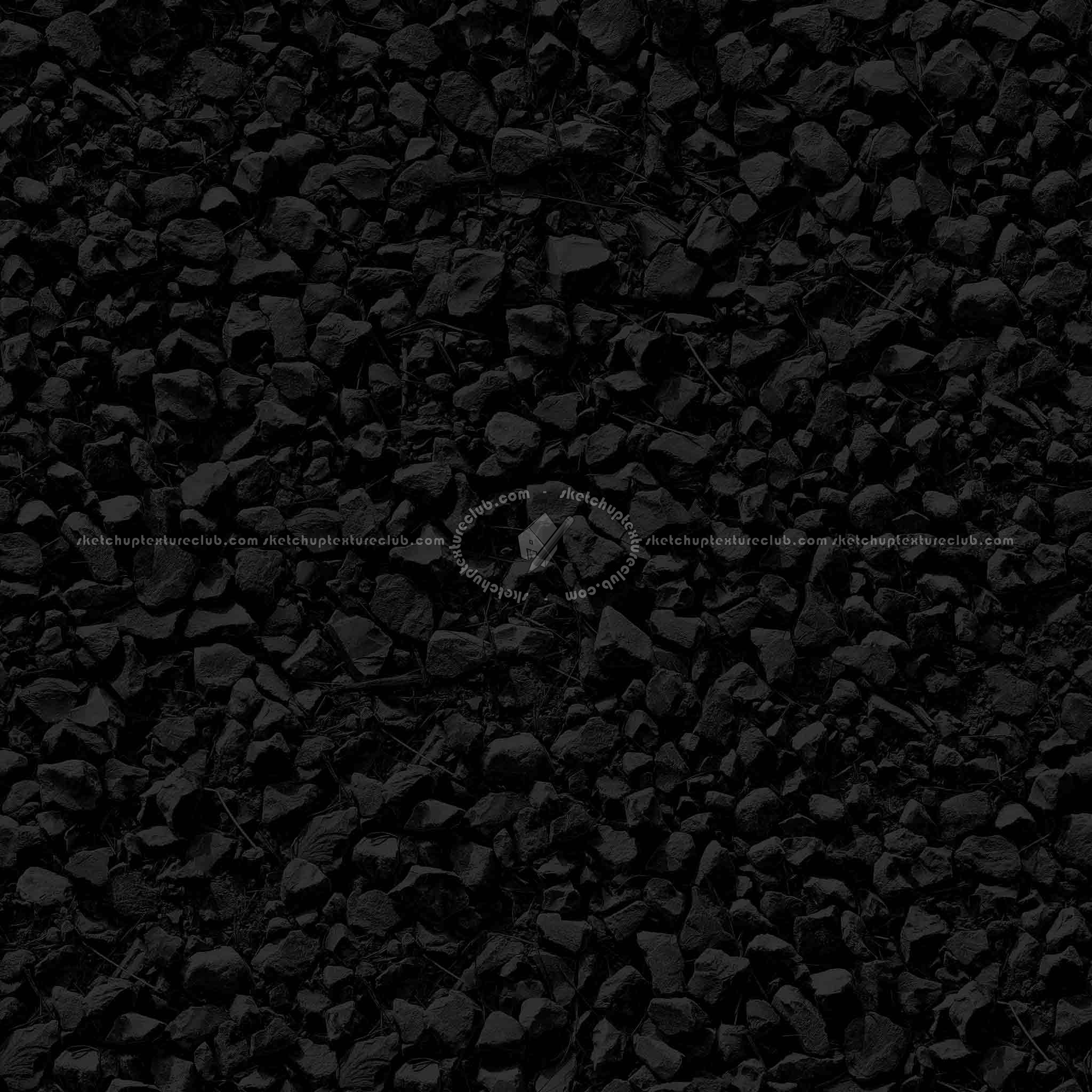 Textures   -   NATURE ELEMENTS   -   GRAVEL & PEBBLES  - Gravel PBR texture seamless 21825 - Specular