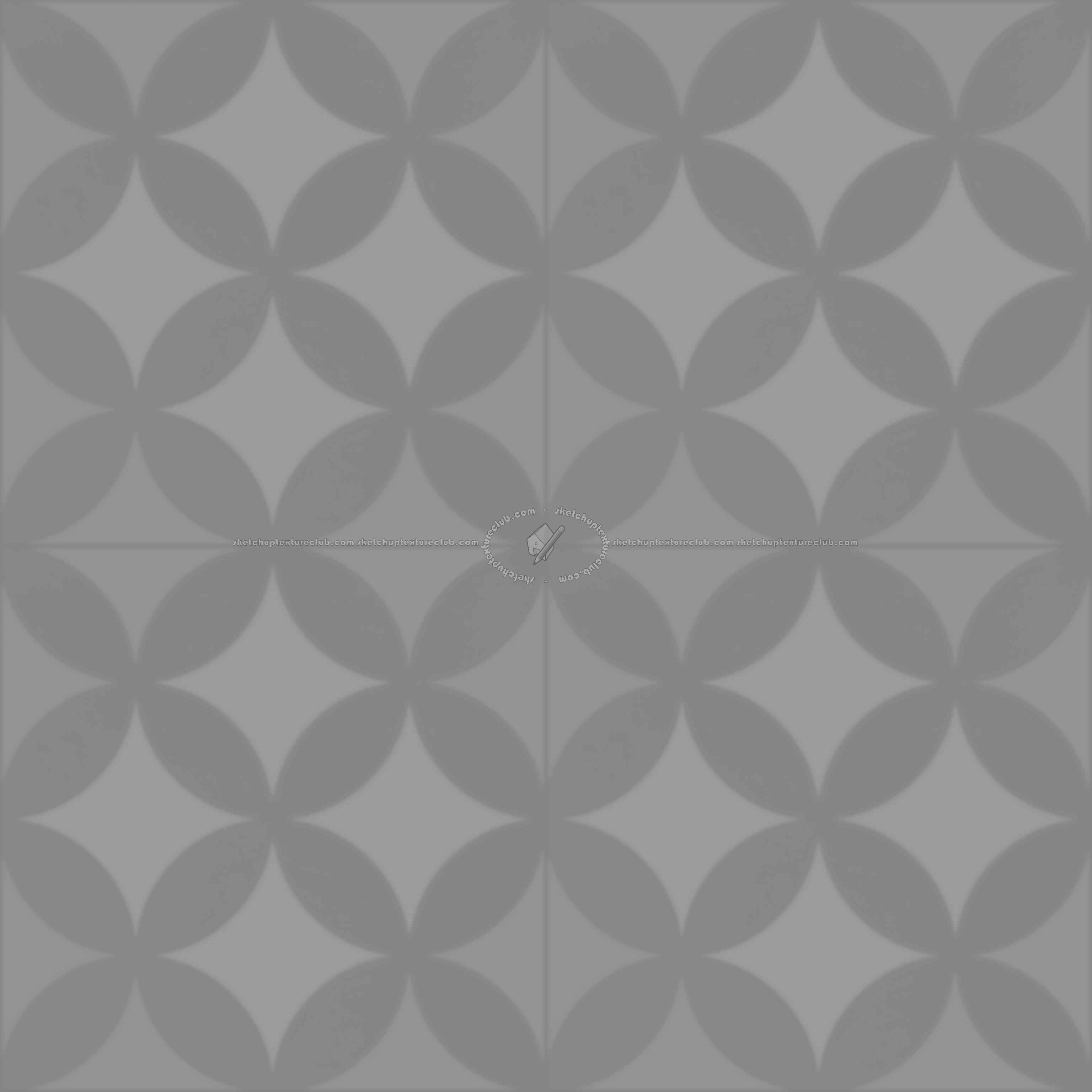 Textures   -   ARCHITECTURE   -   TILES INTERIOR   -   Cement - Encaustic   -   Cement  - cementine tiles Pbr texture seamless 22149 - Displacement