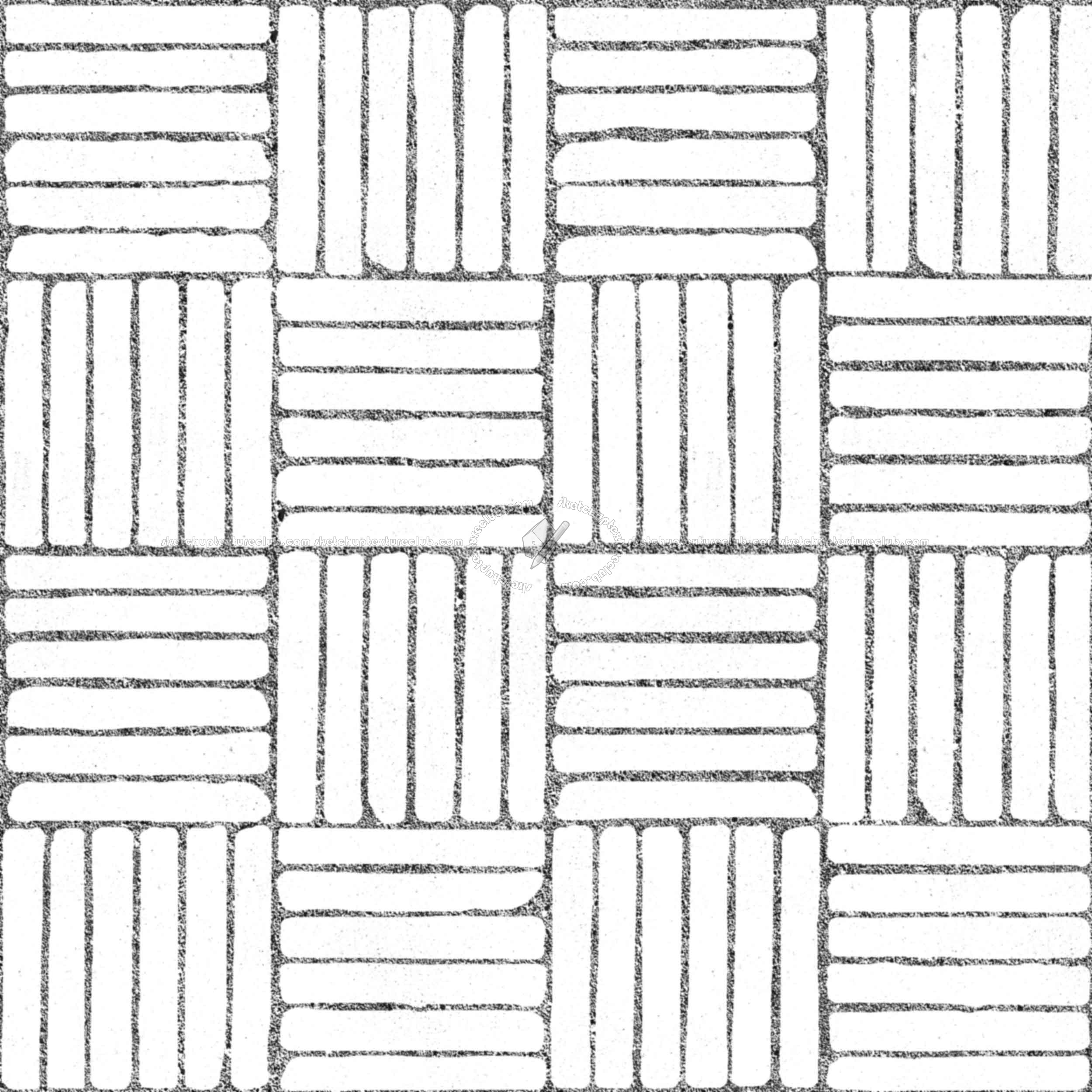 Textures   -   ARCHITECTURE   -   PAVING OUTDOOR   -   Concrete   -   Blocks regular  - Paving outdoor concrete regular block texture seamless 05778 - Bump