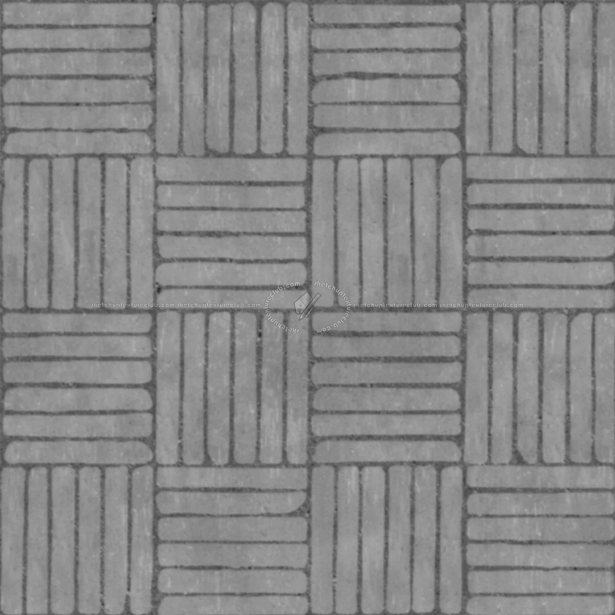 Textures   -   ARCHITECTURE   -   PAVING OUTDOOR   -   Concrete   -   Blocks regular  - Paving outdoor concrete regular block texture seamless 05778 - Displacement