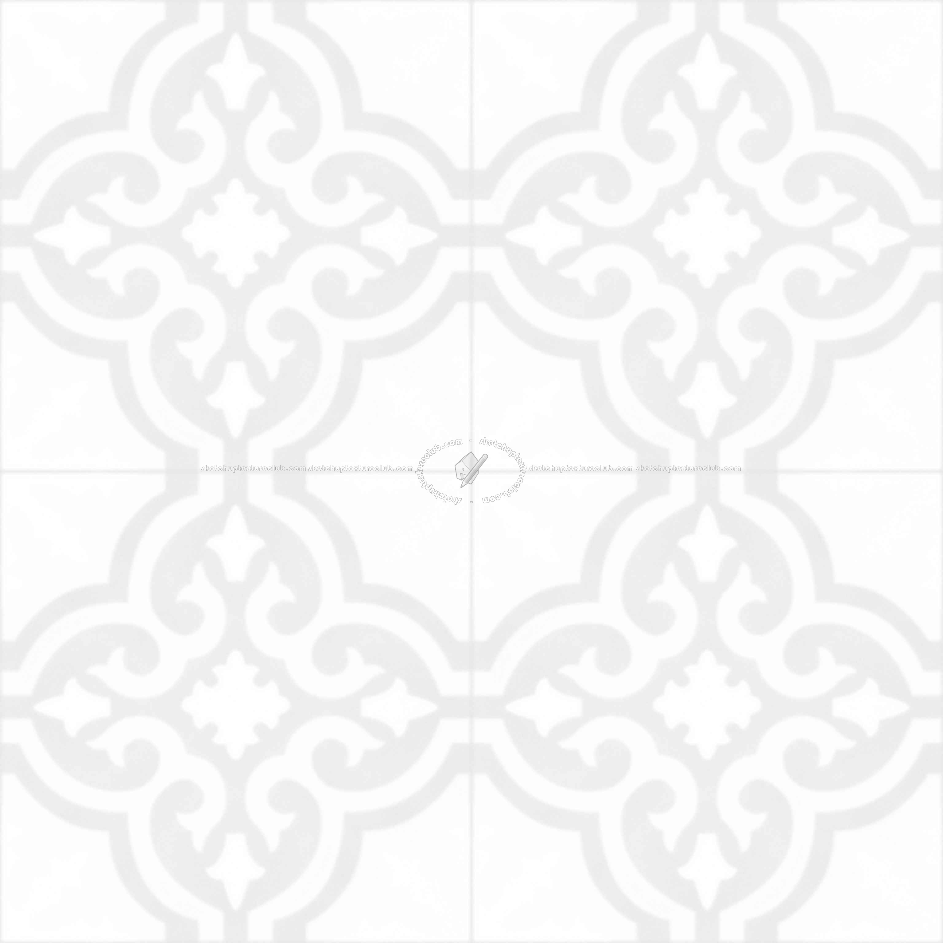 Textures   -   ARCHITECTURE   -   TILES INTERIOR   -   Cement - Encaustic   -   Cement  - cementine tiles Pbr texture seamless 22150 - Ambient occlusion