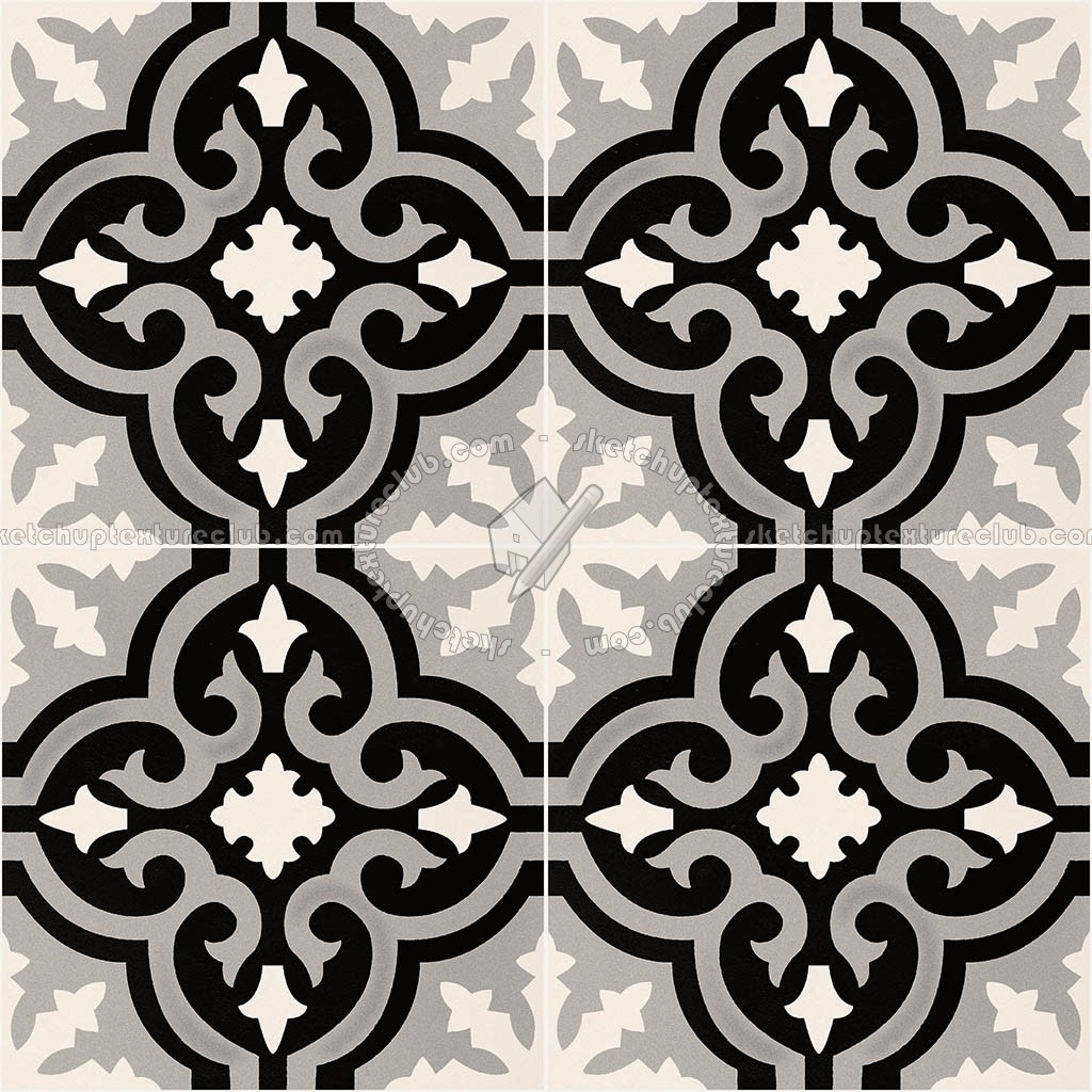 Textures   -   ARCHITECTURE   -   TILES INTERIOR   -   Cement - Encaustic   -   Cement  - cementine tiles Pbr texture seamless 22150 (seamless)