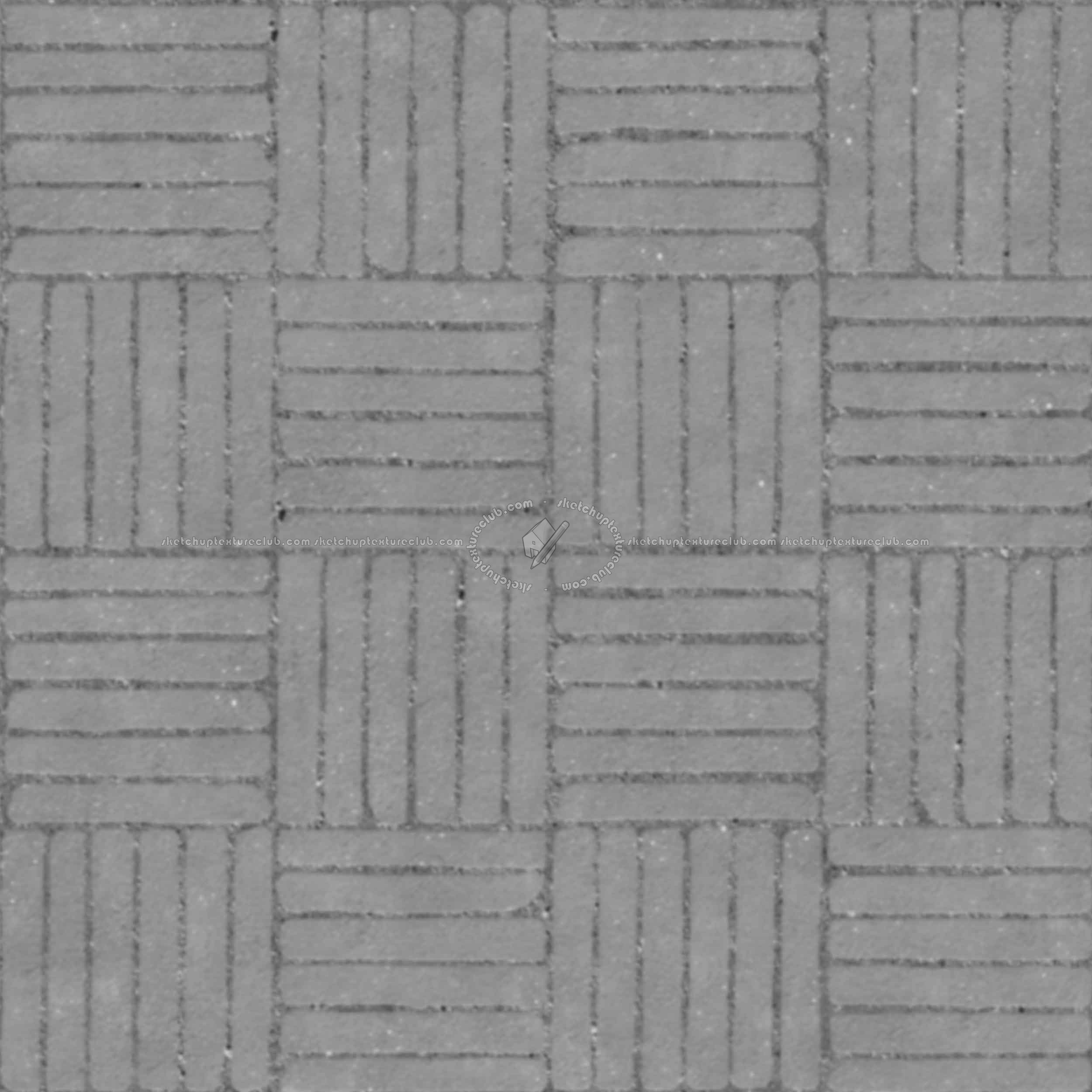 Textures   -   ARCHITECTURE   -   PAVING OUTDOOR   -   Concrete   -   Blocks regular  - Paving outdoor concrete regular block texture seamless 05779 - Displacement
