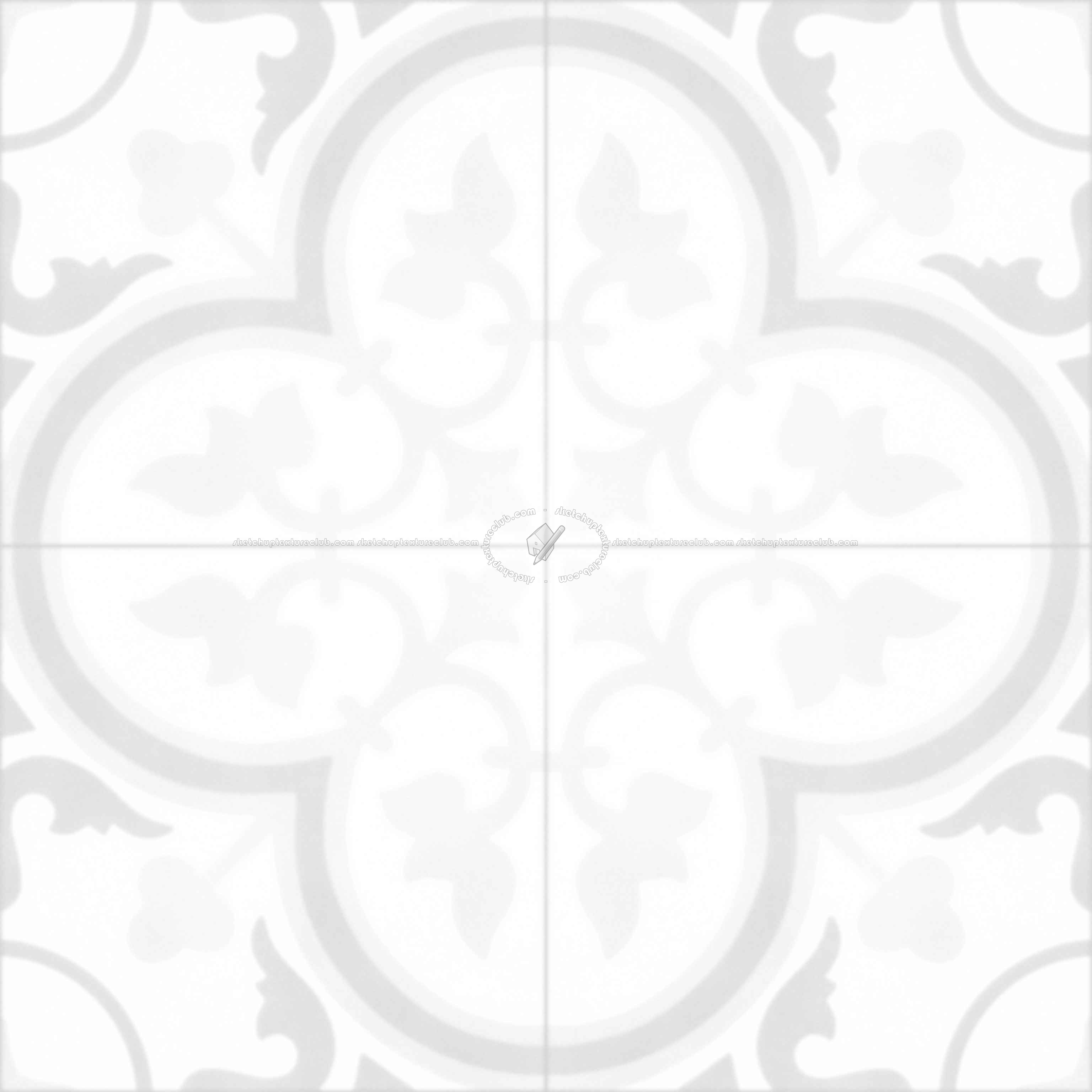 Textures   -   ARCHITECTURE   -   TILES INTERIOR   -   Cement - Encaustic   -   Cement  - cementine tiles Pbr texture seamless 22151 - Ambient occlusion