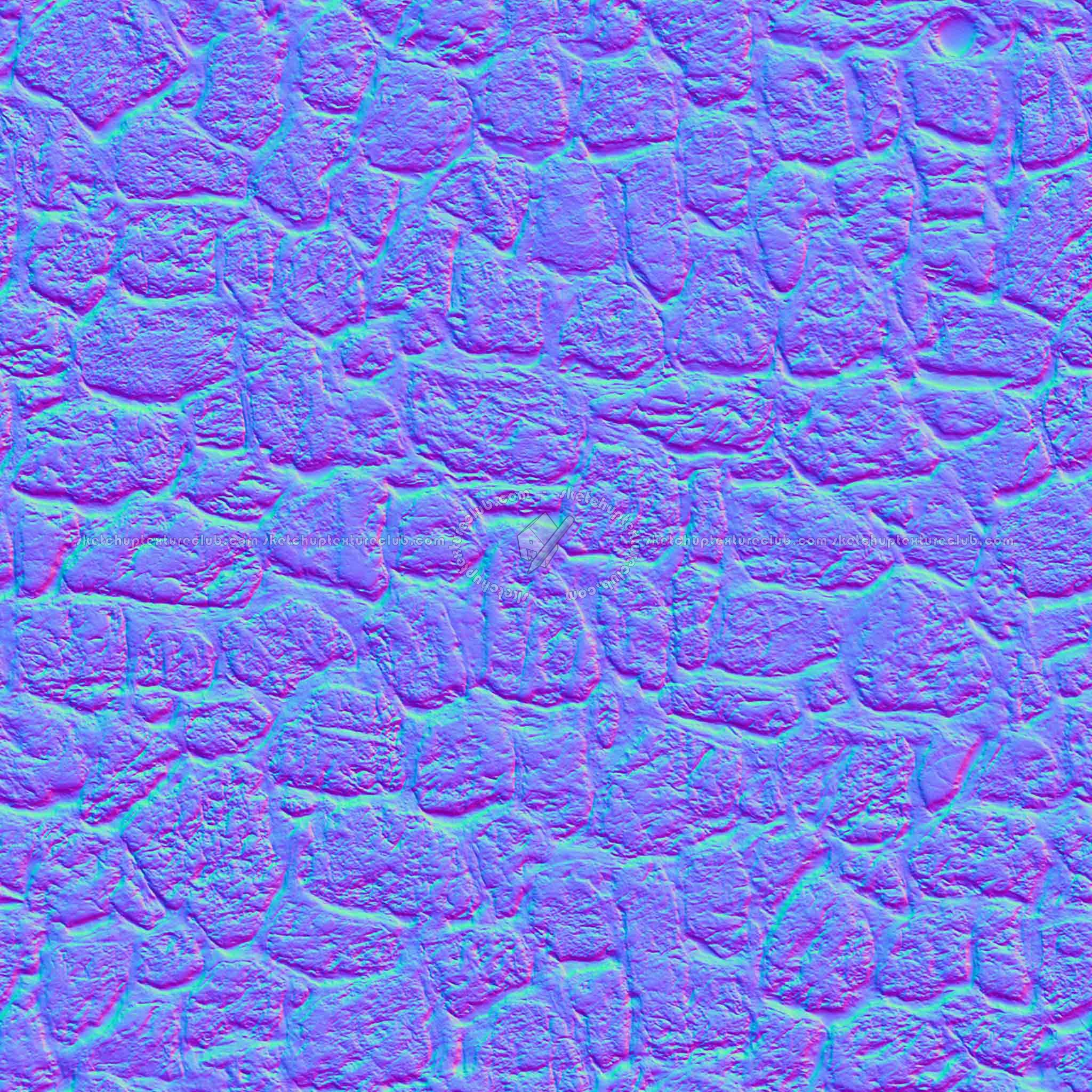 Textures   -   ARCHITECTURE   -   STONES WALLS   -   Stone walls  - Old wall stone texture seamless 08543 - Normal