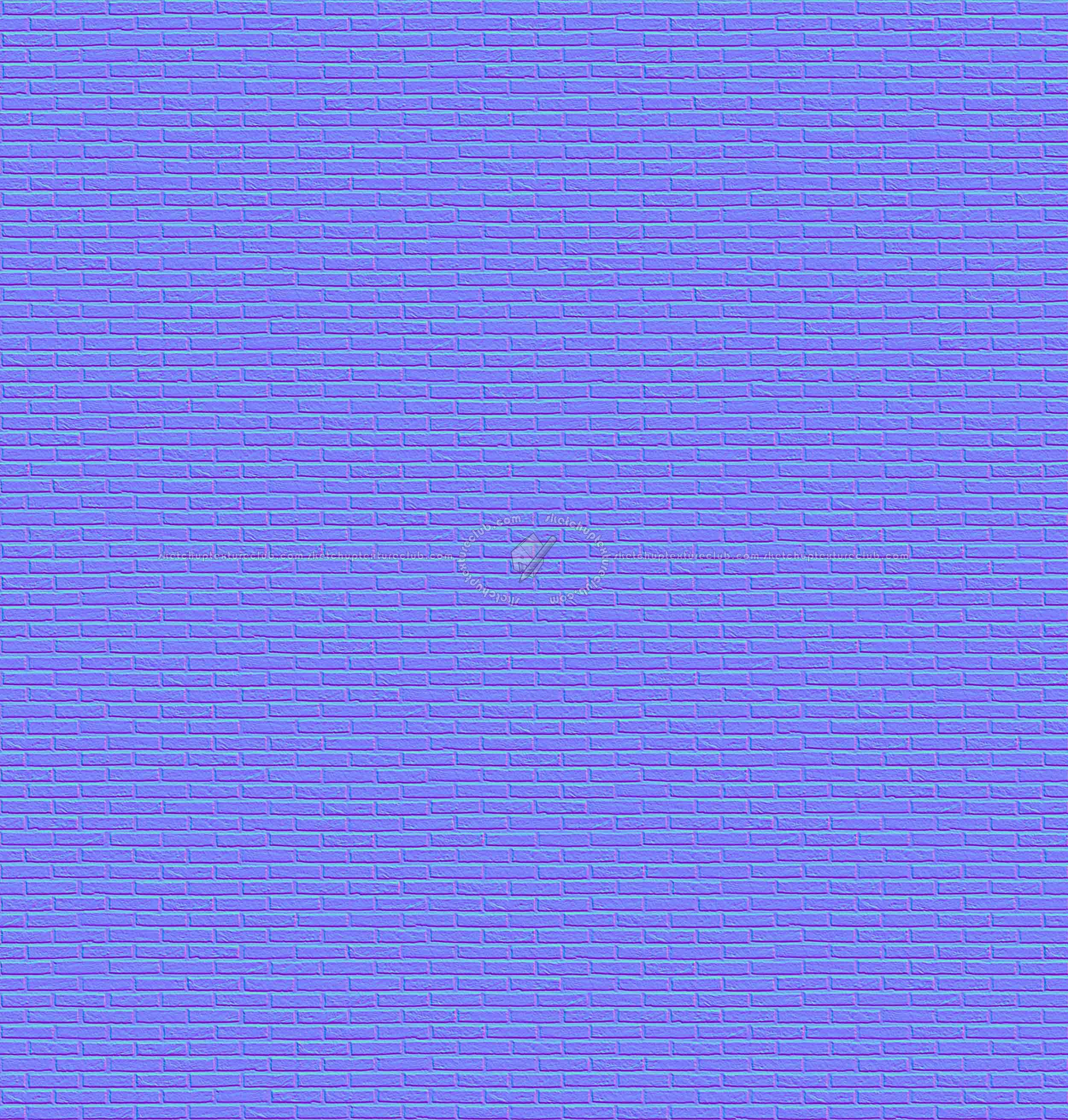 Textures   -   ARCHITECTURE   -   BRICKS   -   Facing Bricks   -   Rustic  - Rustic bricks texture seamless 17240 - Normal