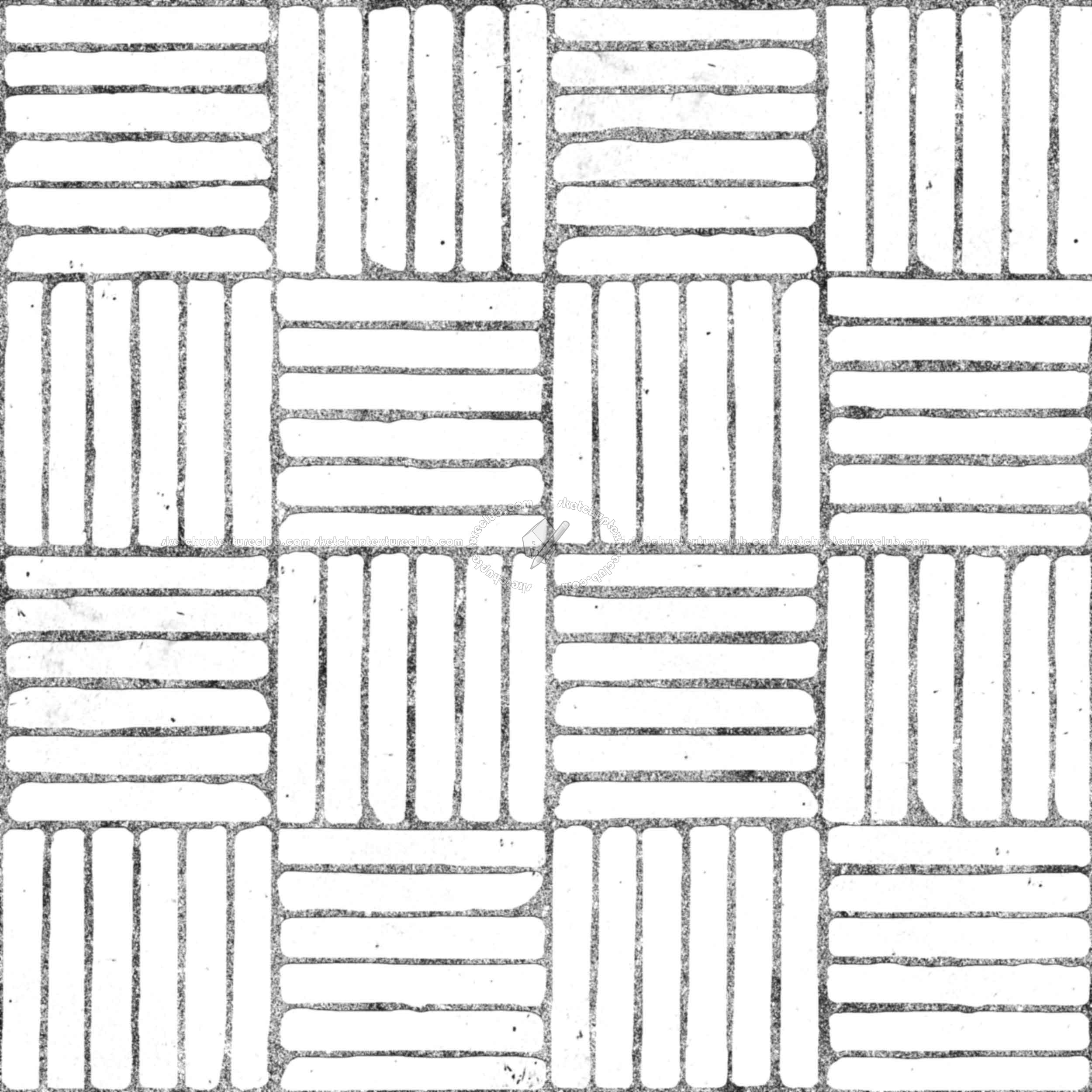 Textures   -   ARCHITECTURE   -   PAVING OUTDOOR   -   Concrete   -   Blocks regular  - Paving outdoor concrete regular block texture seamless 05781 - Bump