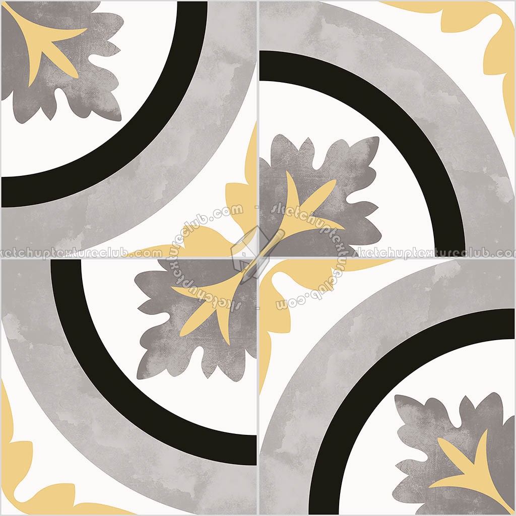 Textures   -   ARCHITECTURE   -   TILES INTERIOR   -   Cement - Encaustic   -   Cement  - cementine tiles Pbr texture seamless 22153