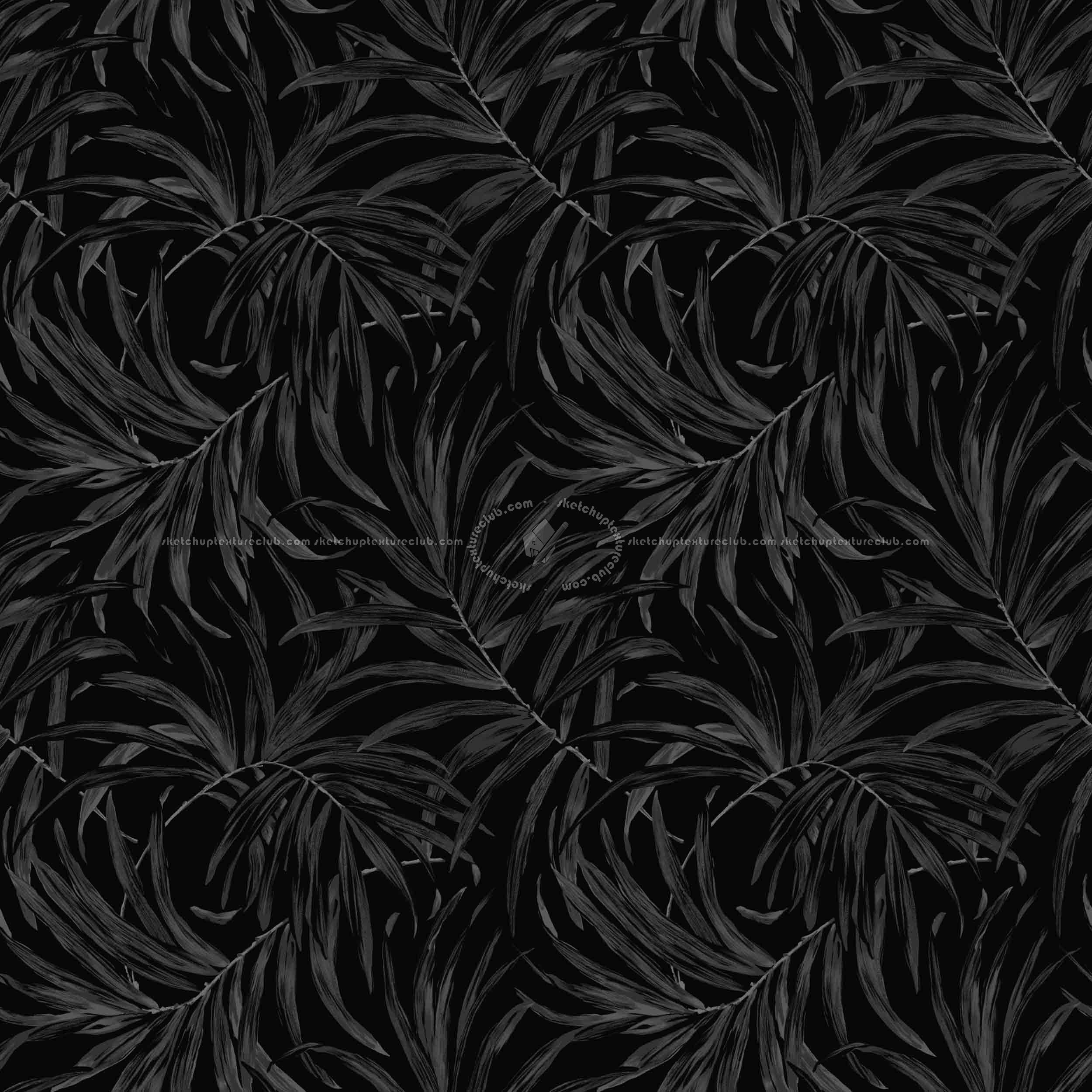 Textures   -   MATERIALS   -   WALLPAPER   -   various patterns  - Tropics bali leaves wallpaper texture seamless 20932 - Specular