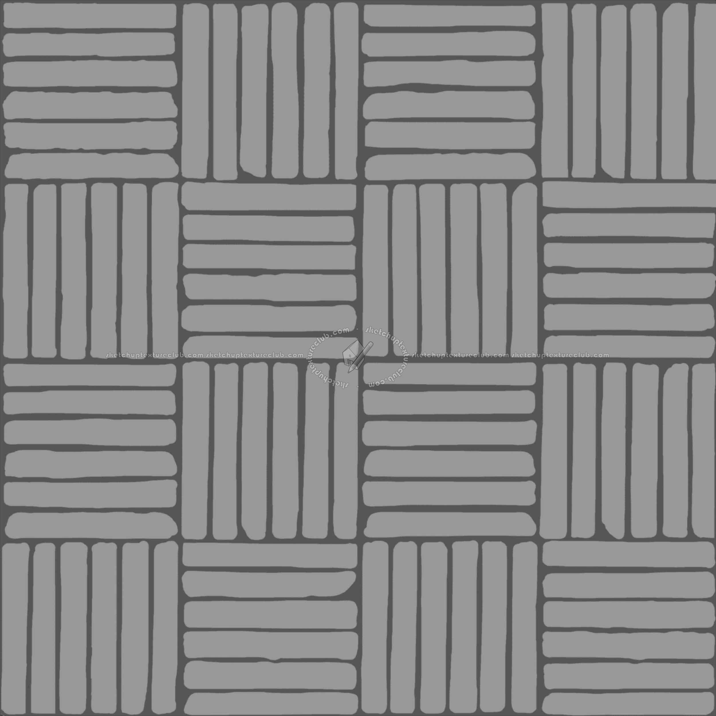 Textures   -   ARCHITECTURE   -   PAVING OUTDOOR   -   Concrete   -   Blocks regular  - Paving outdoor concrete regular block texture seamless 05784 - Displacement