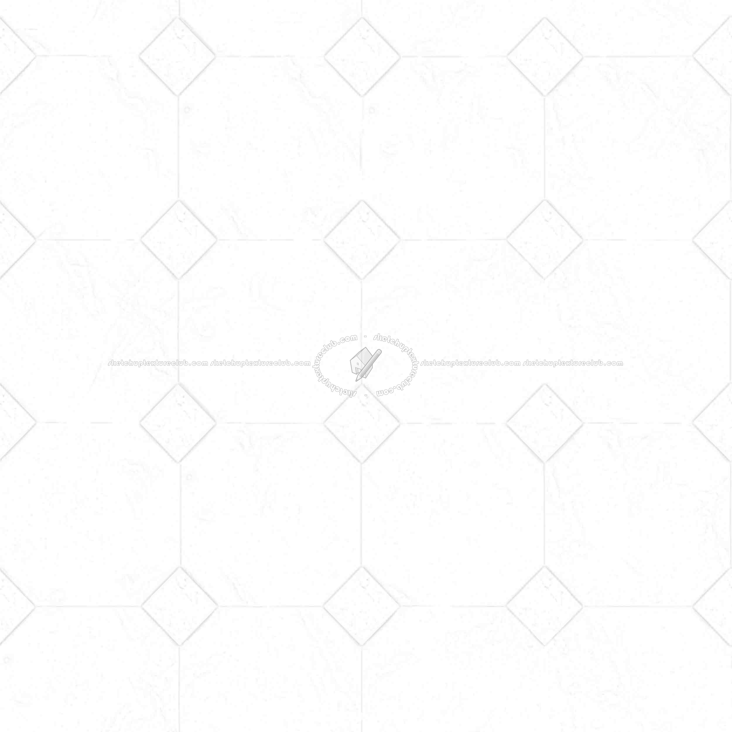 Textures   -   ARCHITECTURE   -   TILES INTERIOR   -   Marble tiles   -   Marble geometric patterns  - Carrara marble floor tile texture seamless 21133 - Ambient occlusion