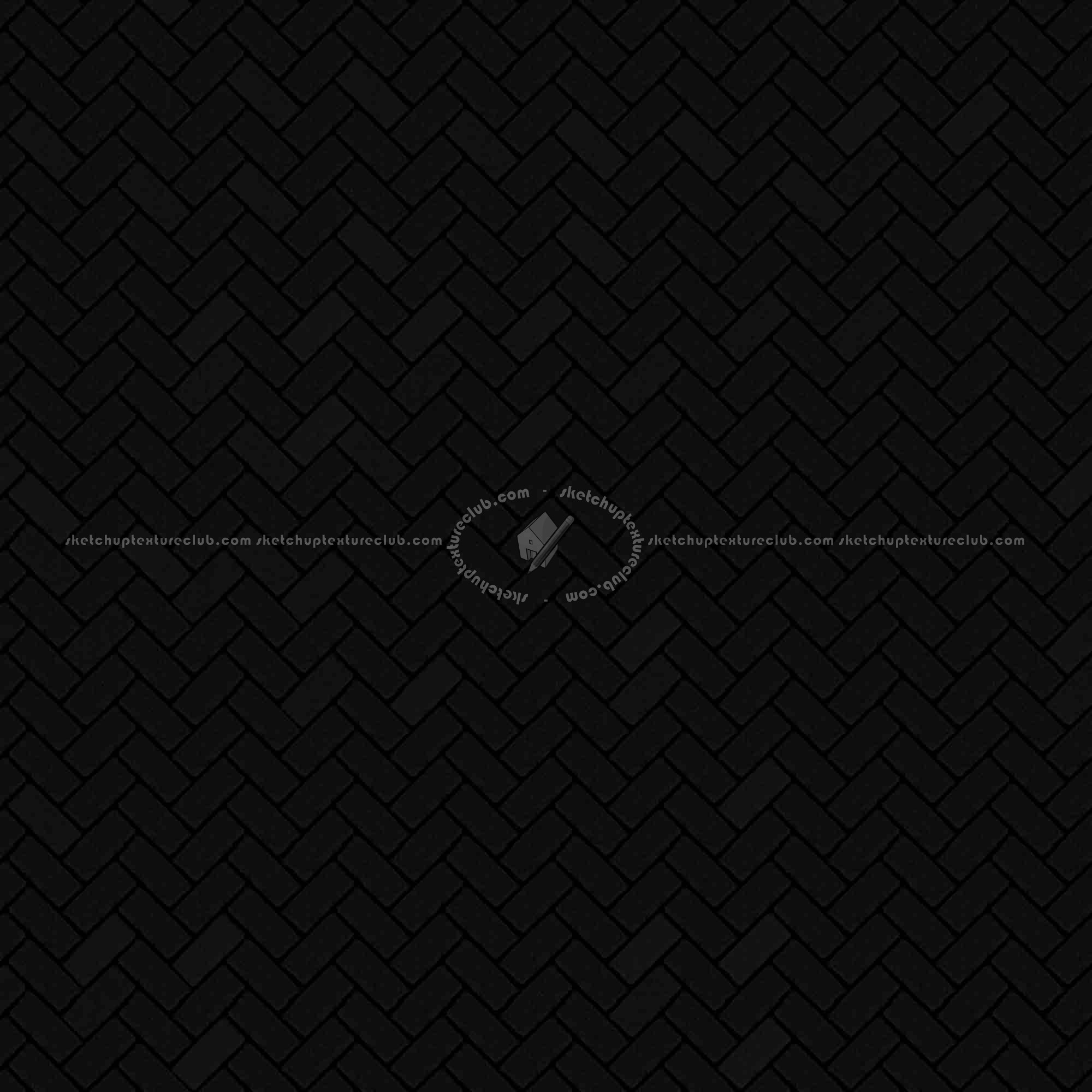 Textures   -   ARCHITECTURE   -   PAVING OUTDOOR   -   Concrete   -   Herringbone  - Concrete paving herringbone outdoor texture seamless 05805 - Specular