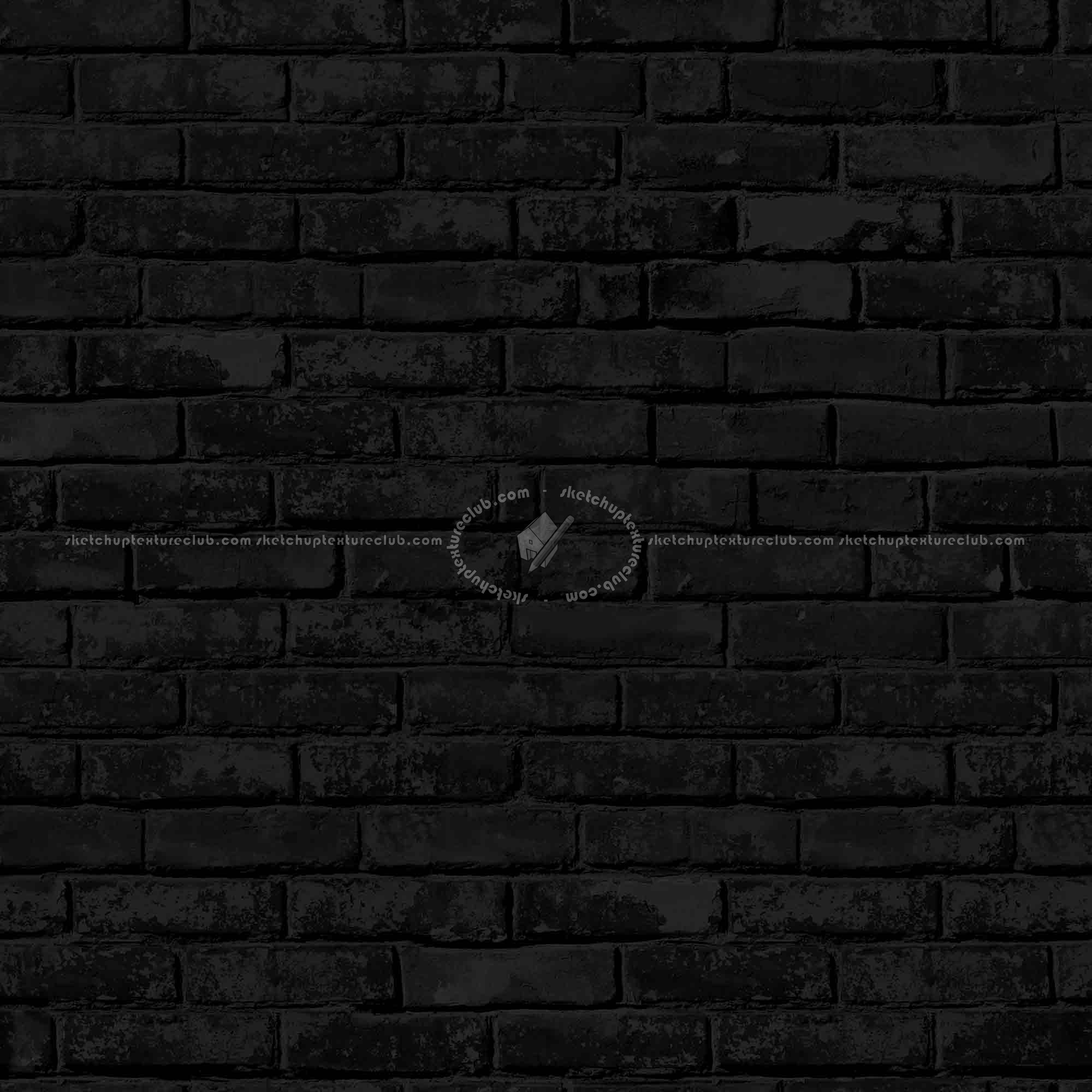 Textures   -   ARCHITECTURE   -   BRICKS   -   Dirty Bricks  - Dirty bricks texture seamless 00158 - Specular