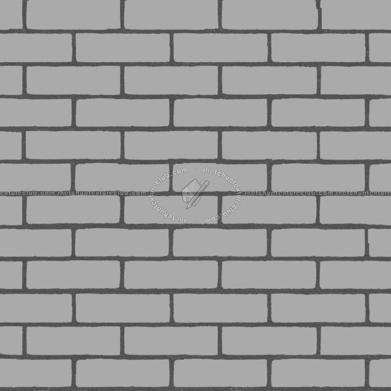 Textures   -   ARCHITECTURE   -   BRICKS   -   Facing Bricks   -   Smooth  - Facing smooth bricks texture seamless 00265 - Displacement