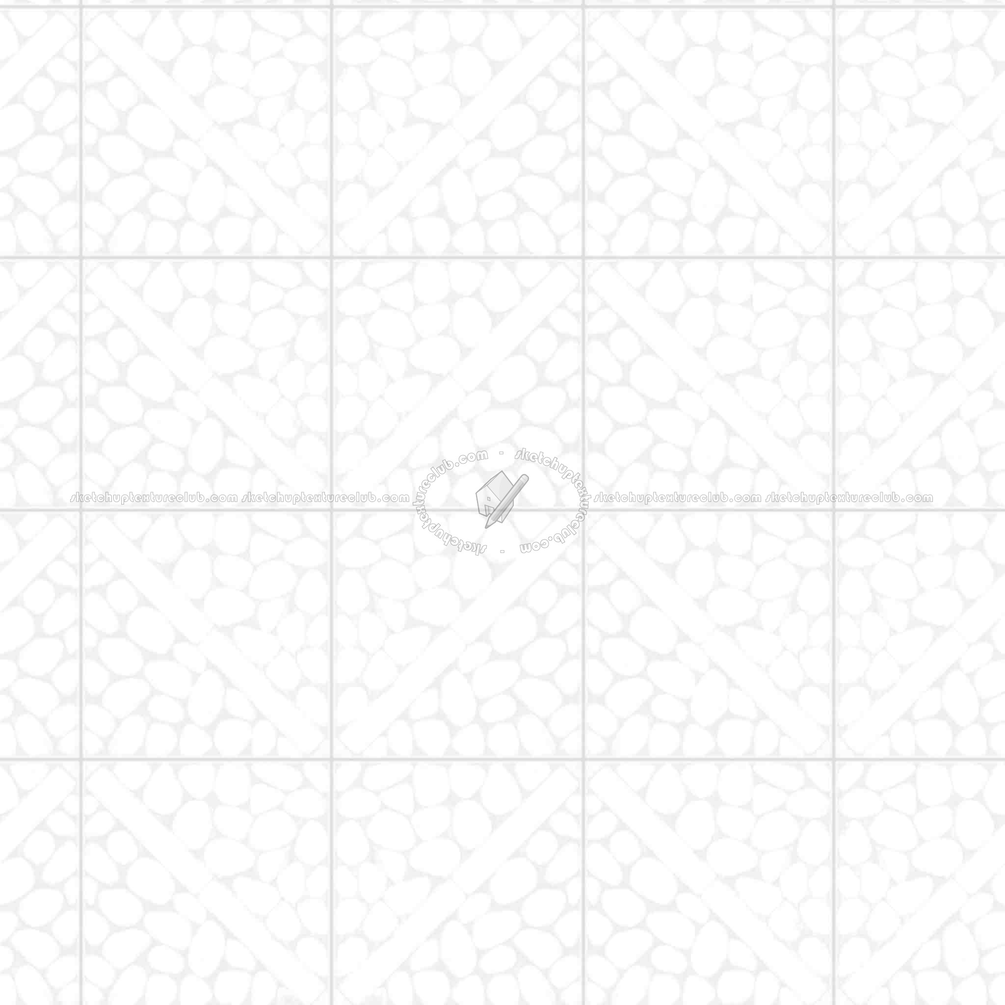 Textures   -   ARCHITECTURE   -   PAVING OUTDOOR   -   Pavers stone   -   Blocks mixed  - Pavers stone mixed size texture seamless 06103 - Ambient occlusion