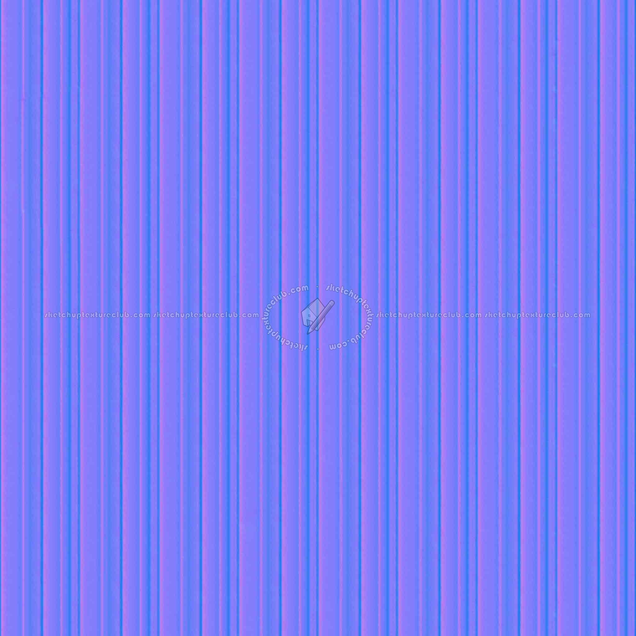 Textures   -   MATERIALS   -   METALS   -   Corrugated  - Steel zinc coated corrugated metal texture seamless 09933 - Normal