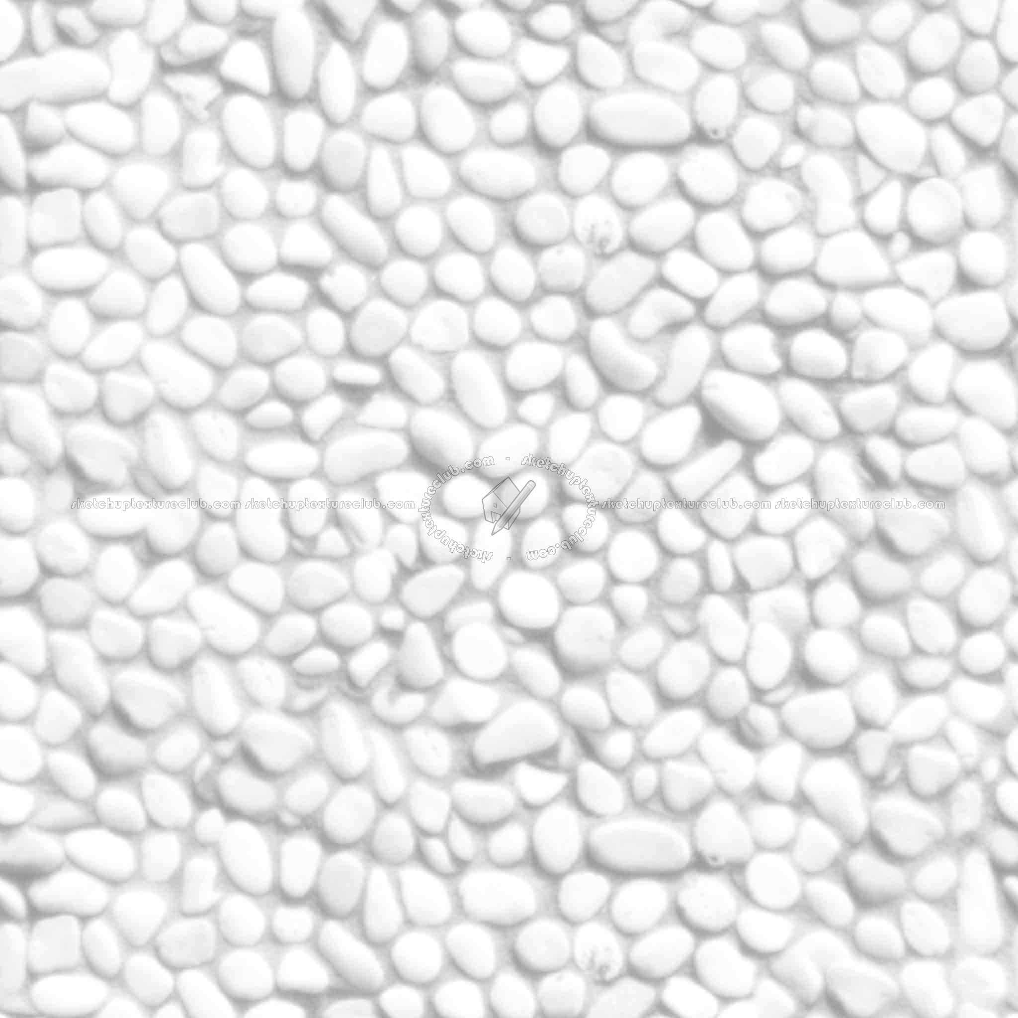 Textures - FREE PBR TEXTURES - Street Rounded cobble PBR texture seamless 21449 - Ambient occlusion