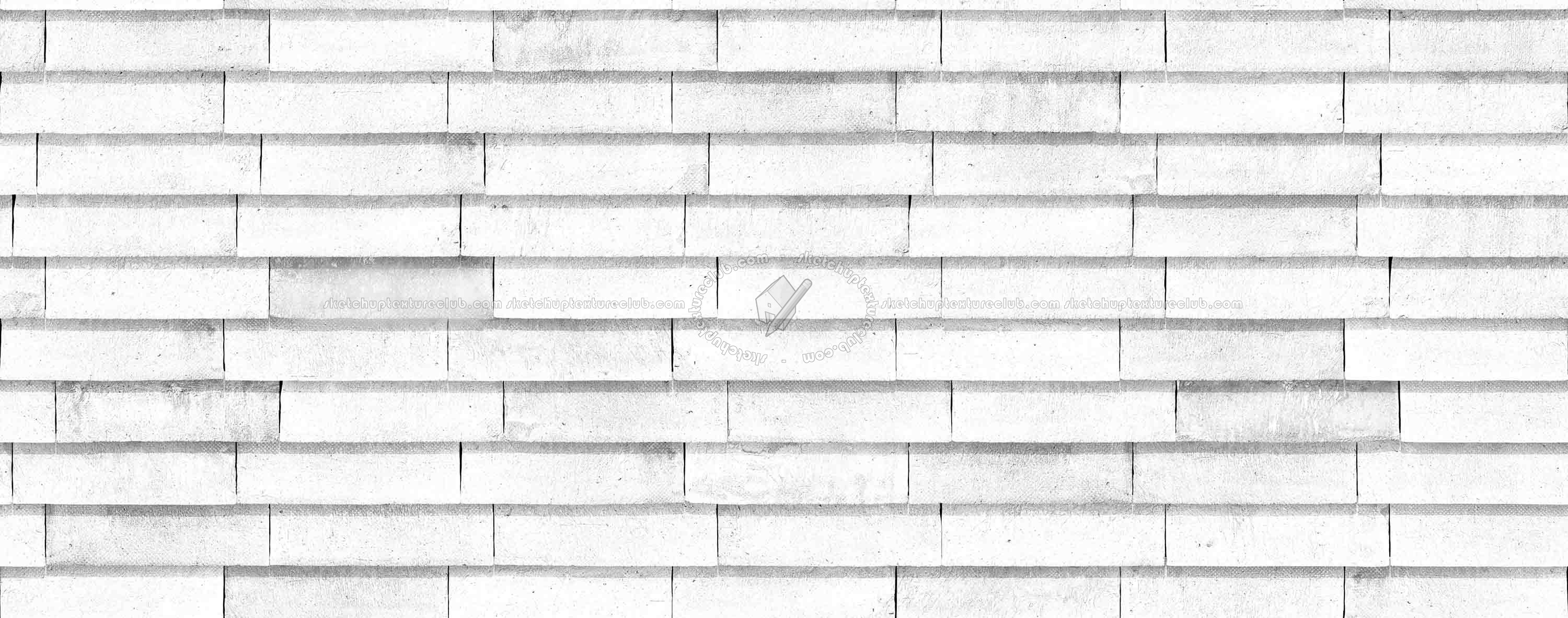 Textures   -   ARCHITECTURE   -   WALLS TILE OUTSIDE  - wall cladding bricks PBR texture seamless 21543 - Ambient occlusion