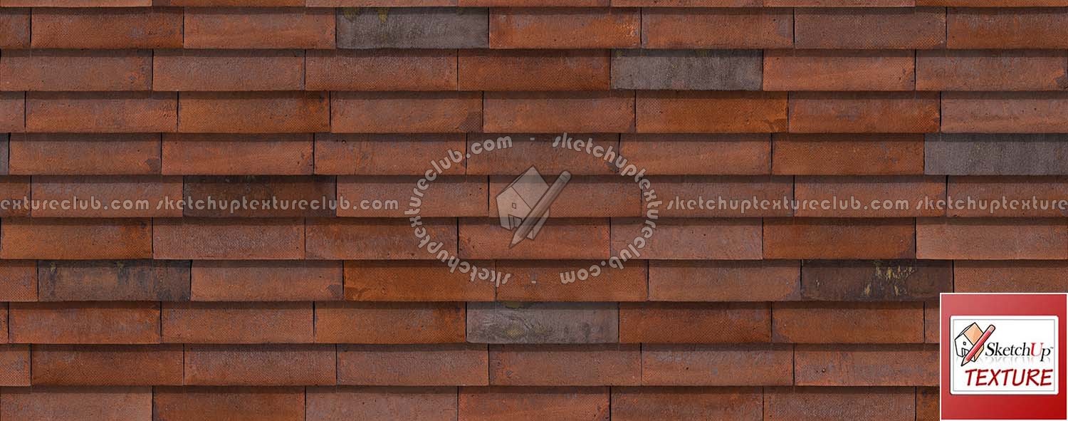 Textures   -   ARCHITECTURE   -   WALLS TILE OUTSIDE  - wall cladding bricks PBR texture seamless 21543