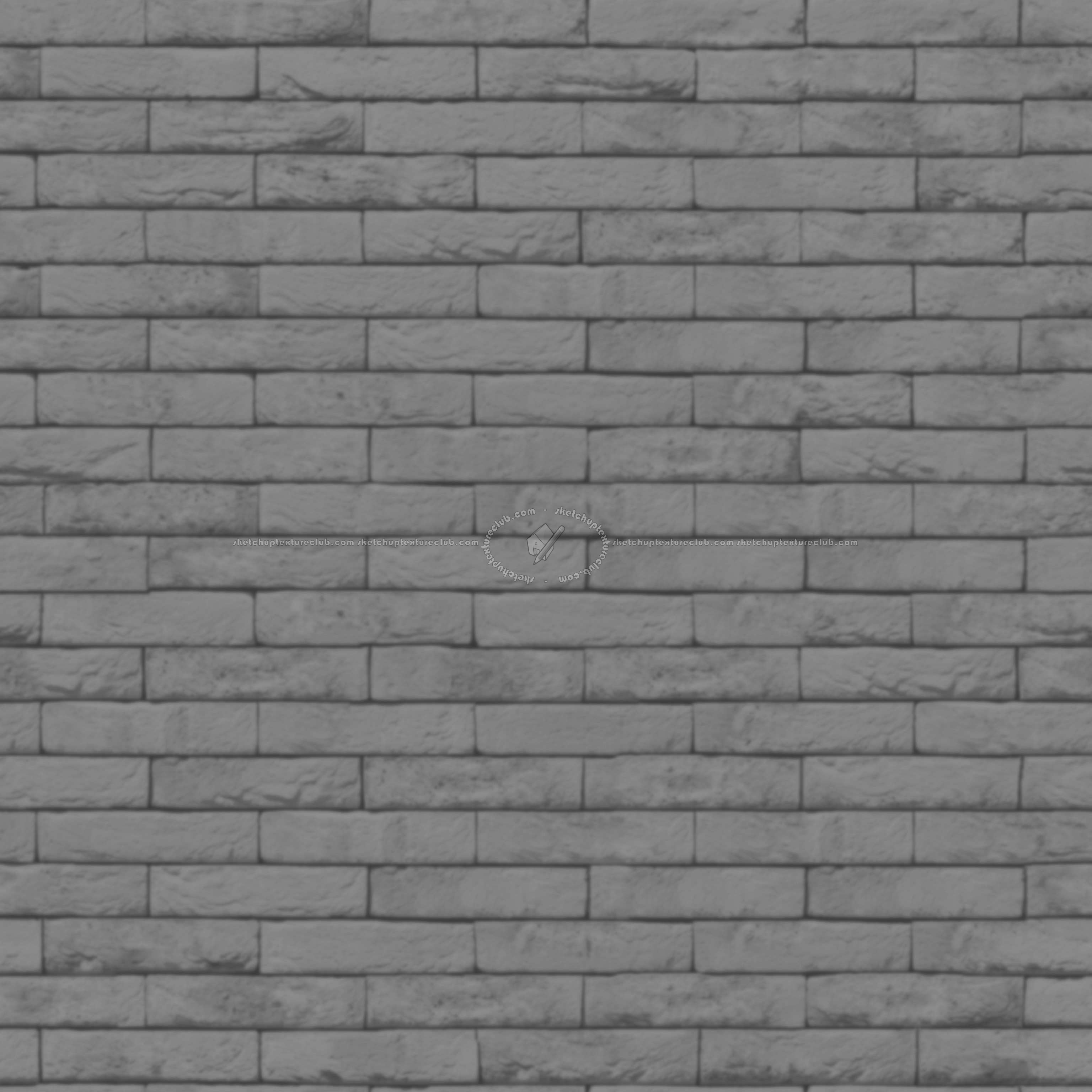 Textures   -   ARCHITECTURE   -   STONES WALLS   -   Claddings stone   -   Exterior  - Wall cladding stone texture seamless 07752 - Displacement