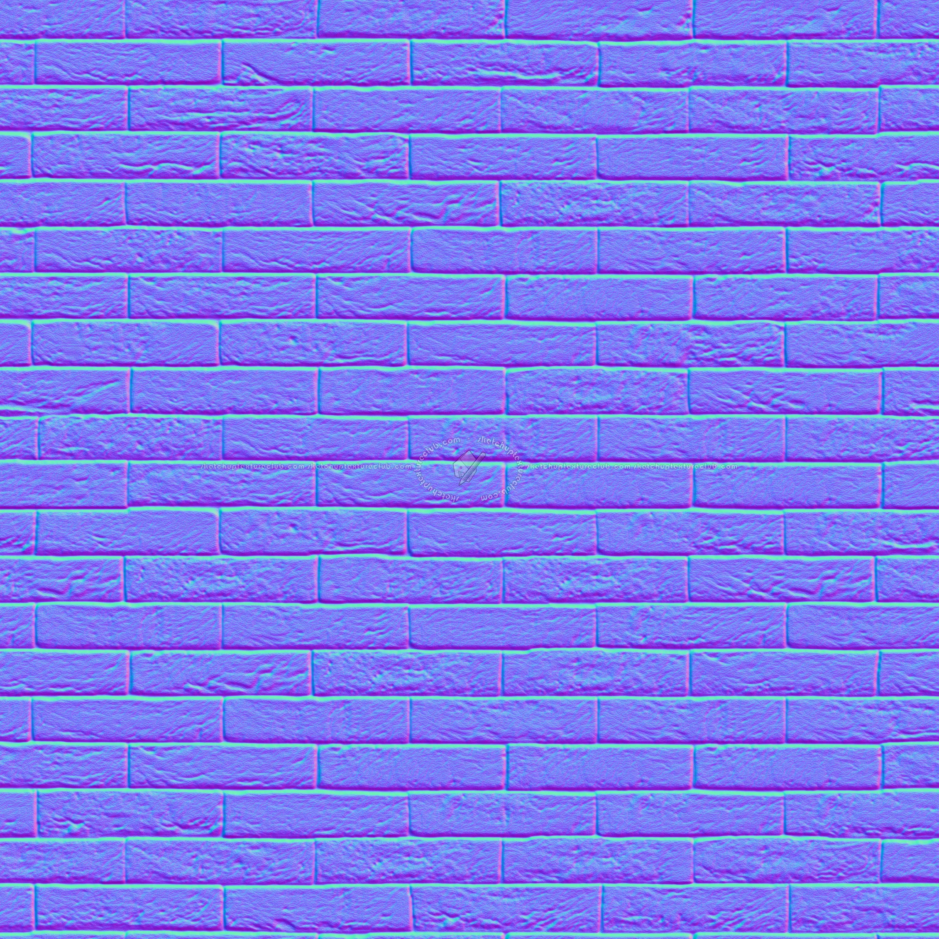 Textures   -   ARCHITECTURE   -   STONES WALLS   -   Claddings stone   -   Exterior  - Wall cladding stone texture seamless 07752 - Normal