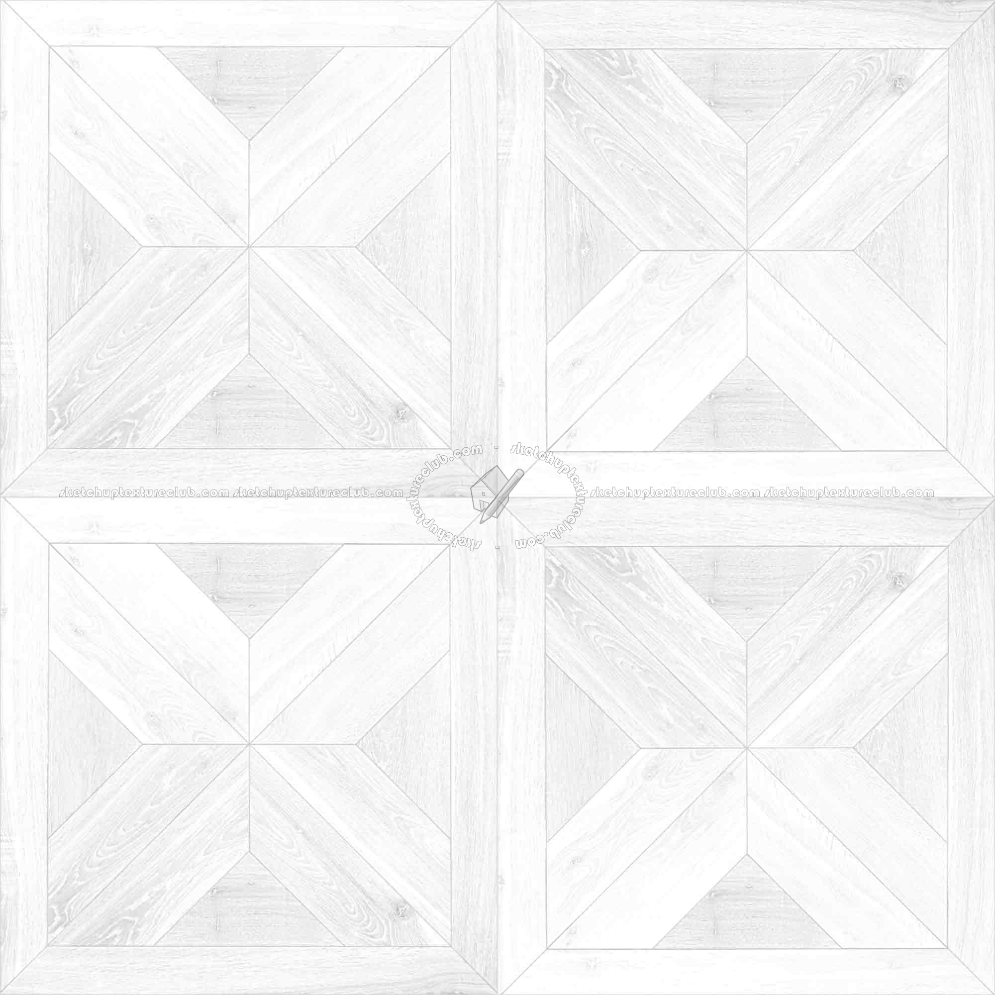 Textures   -   ARCHITECTURE   -   WOOD FLOORS   -   Parquet white  - White wood flooring texture seamless 05461 - Ambient occlusion