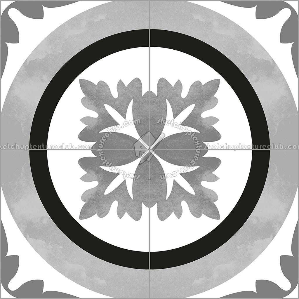 Textures   -   ARCHITECTURE   -   TILES INTERIOR   -   Cement - Encaustic   -   Cement  - cementine tiles Pbr texture seamless 22156 (seamless)