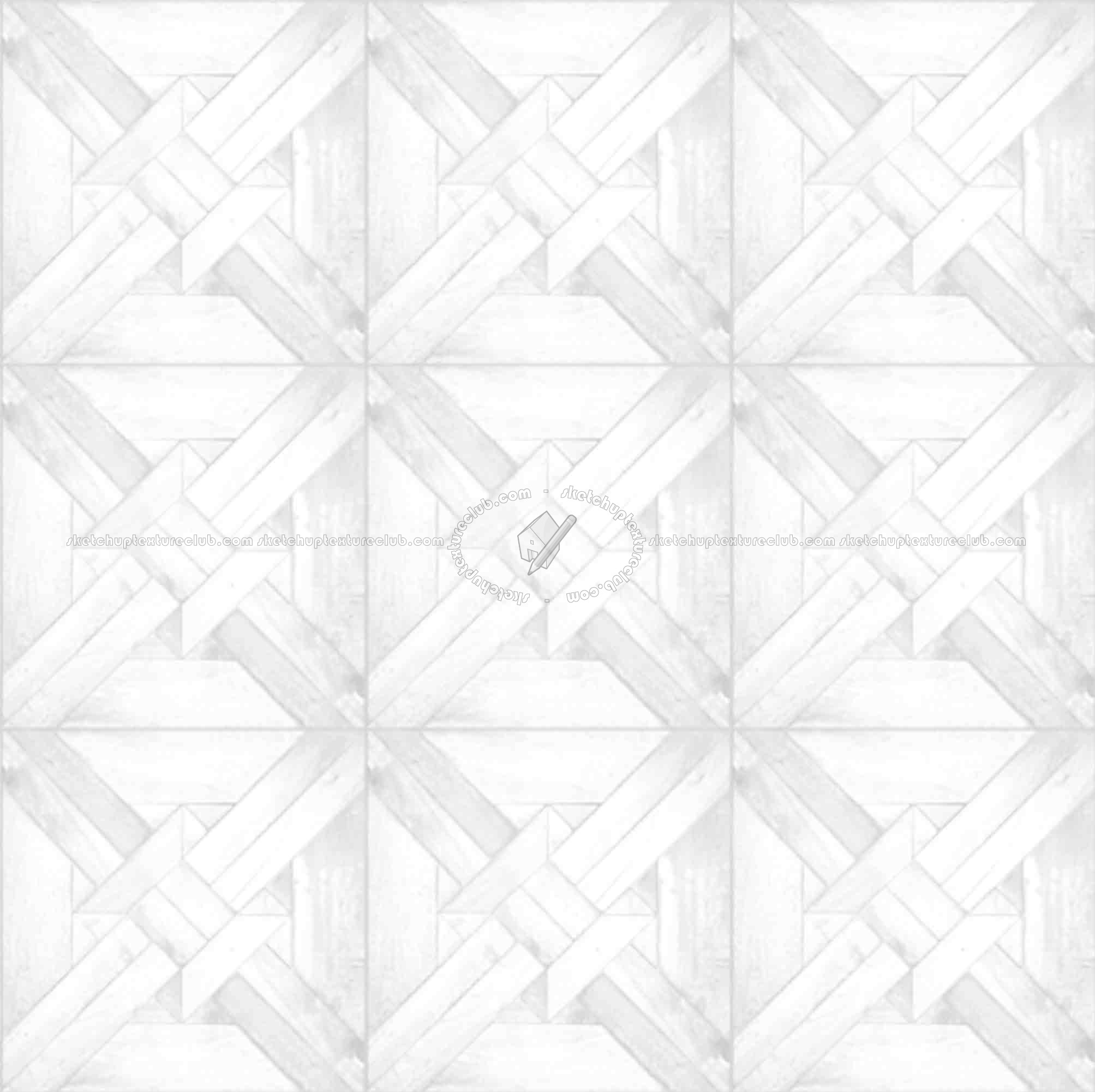 Textures   -   ARCHITECTURE   -   WOOD FLOORS   -   Geometric pattern  - Parquet geometric pattern texture seamless 04881 - Ambient occlusion
