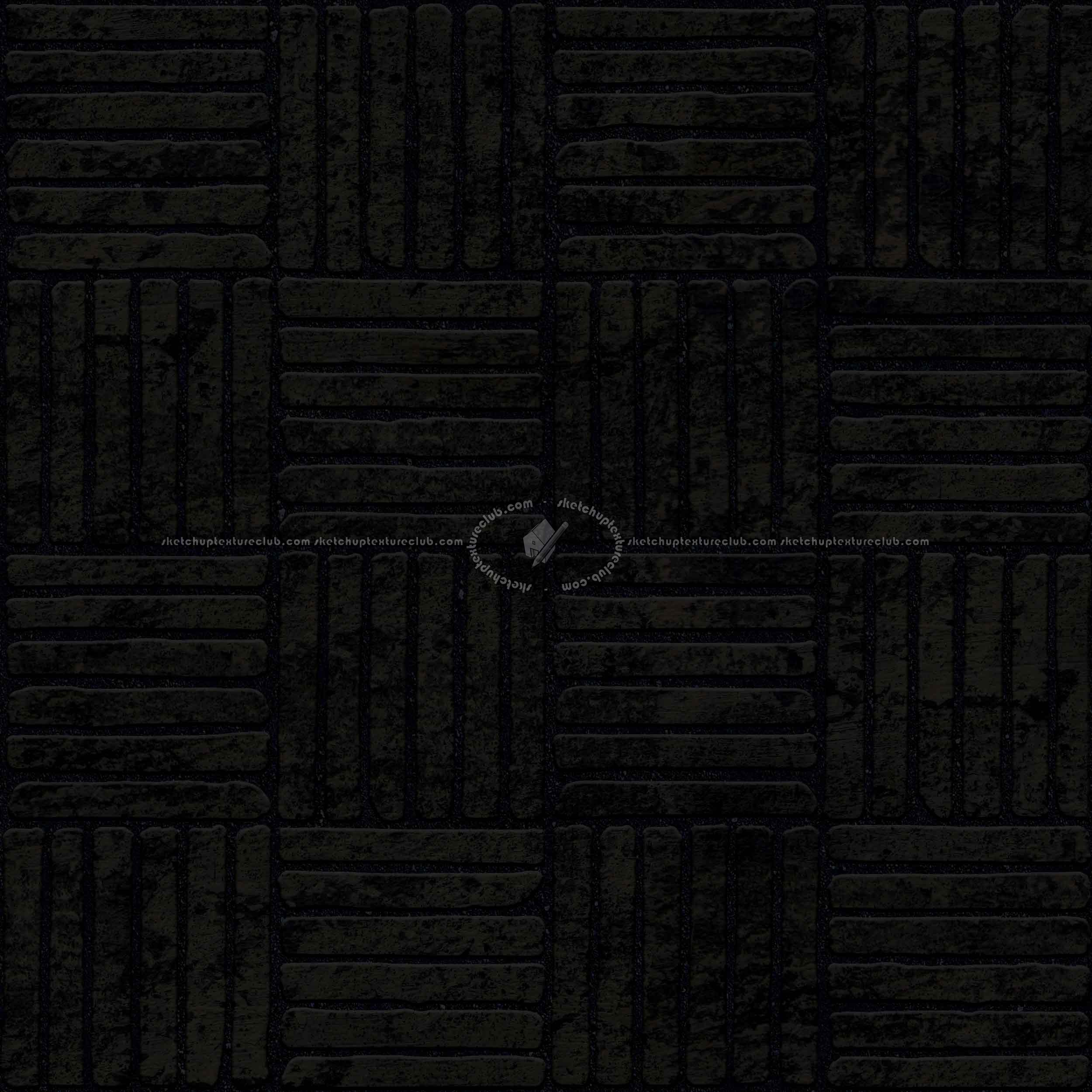 Textures   -   ARCHITECTURE   -   PAVING OUTDOOR   -   Concrete   -   Blocks regular  - Paving outdoor concrete regular block texture seamless 05785 - Specular