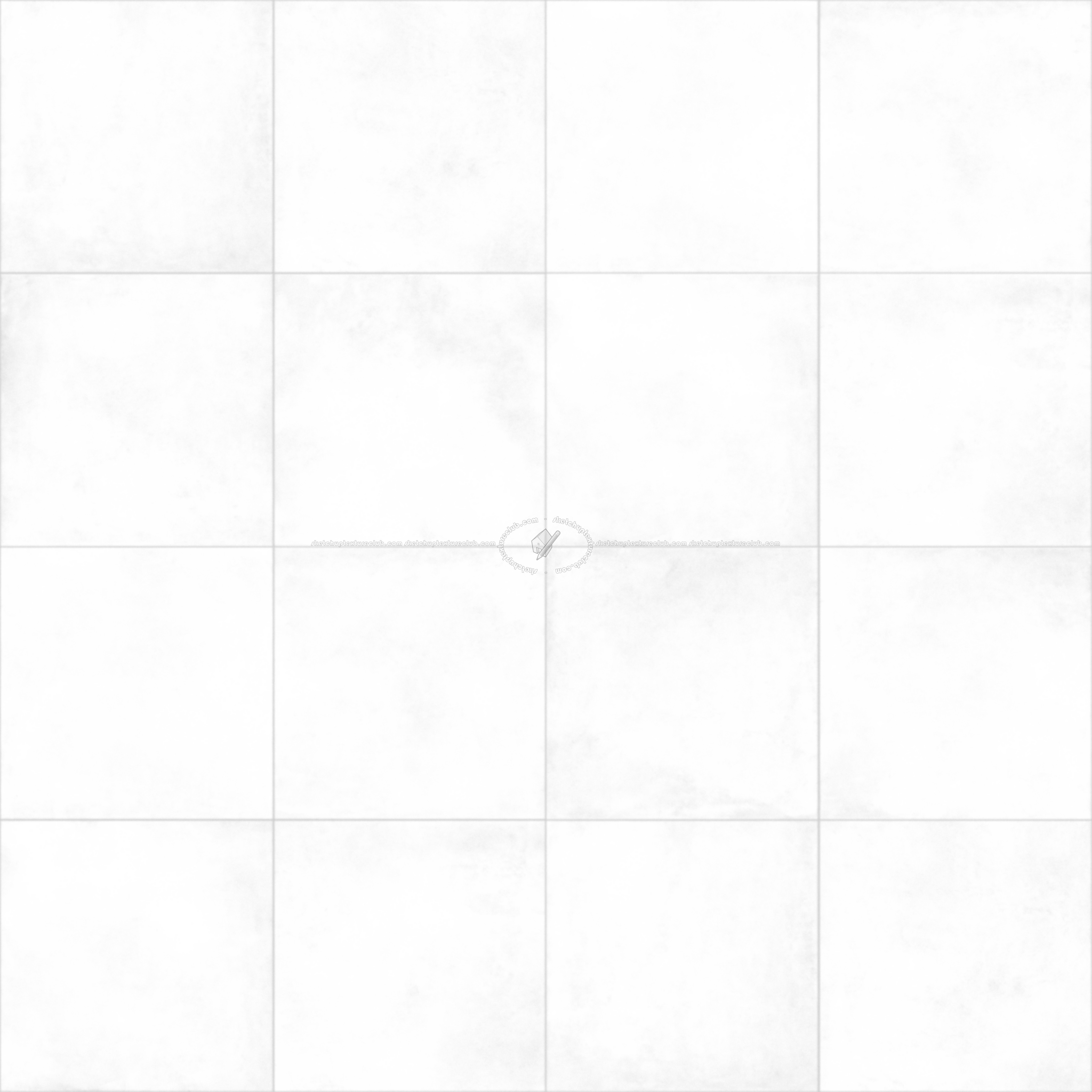 Textures   -   ARCHITECTURE   -   TILES INTERIOR   -   Cement - Encaustic   -   Cement  - Withe matt Concrete tiles PBR texture seamless 22286 - Ambient occlusion