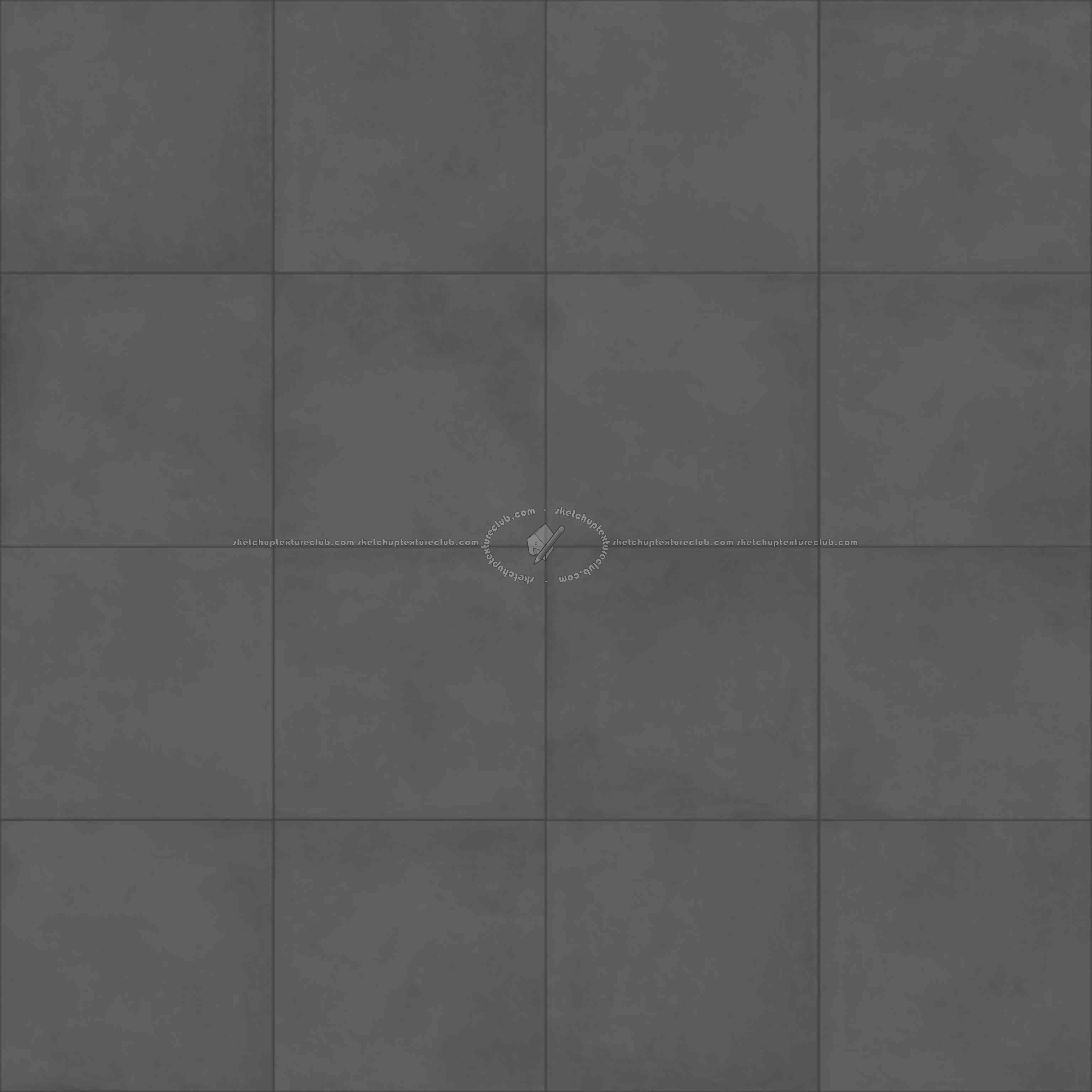 Textures   -   ARCHITECTURE   -   TILES INTERIOR   -   Cement - Encaustic   -   Cement  - Withe matt Concrete tiles PBR texture seamless 22286 - Displacement